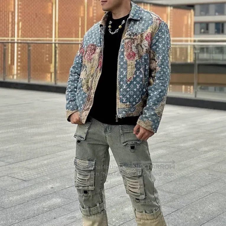Louis Vuitton Louis Vuitton Patchwork floral denim jacket Size US M / EU 48-50 / 2 - 5 Thumbnail