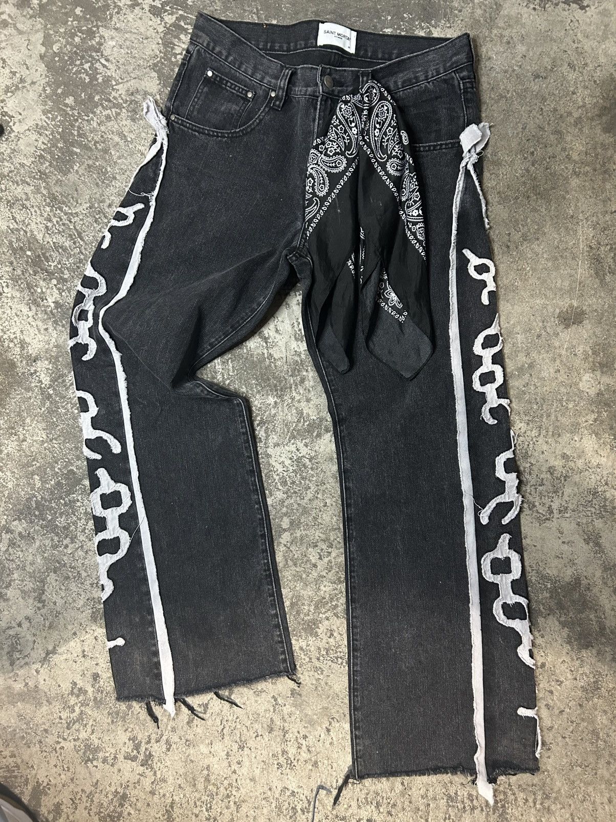 SAINT MORTA FLARE DENIM