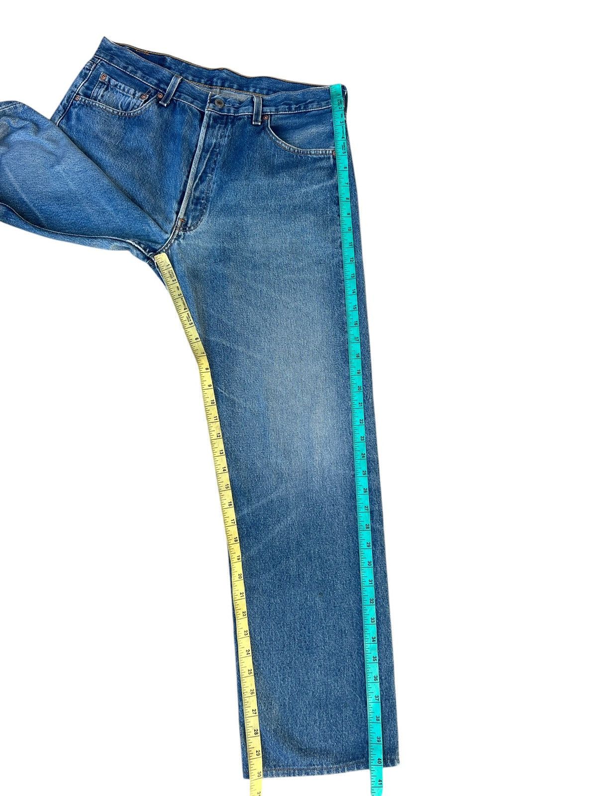 Levi's Vintage 1997 Levi’s 501 Faded Denim Regular Jeans Size US 33 - 6 Thumbnail