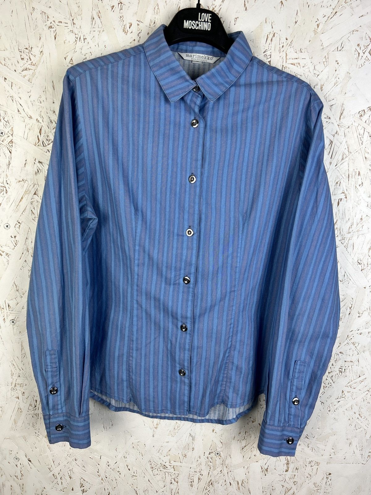 Marimekko Vintage Marimekko Piirainen Jokapoika Metal Striped Shirt M Size M / US 6-8 / IT 42-44 - 1 Thumbnail