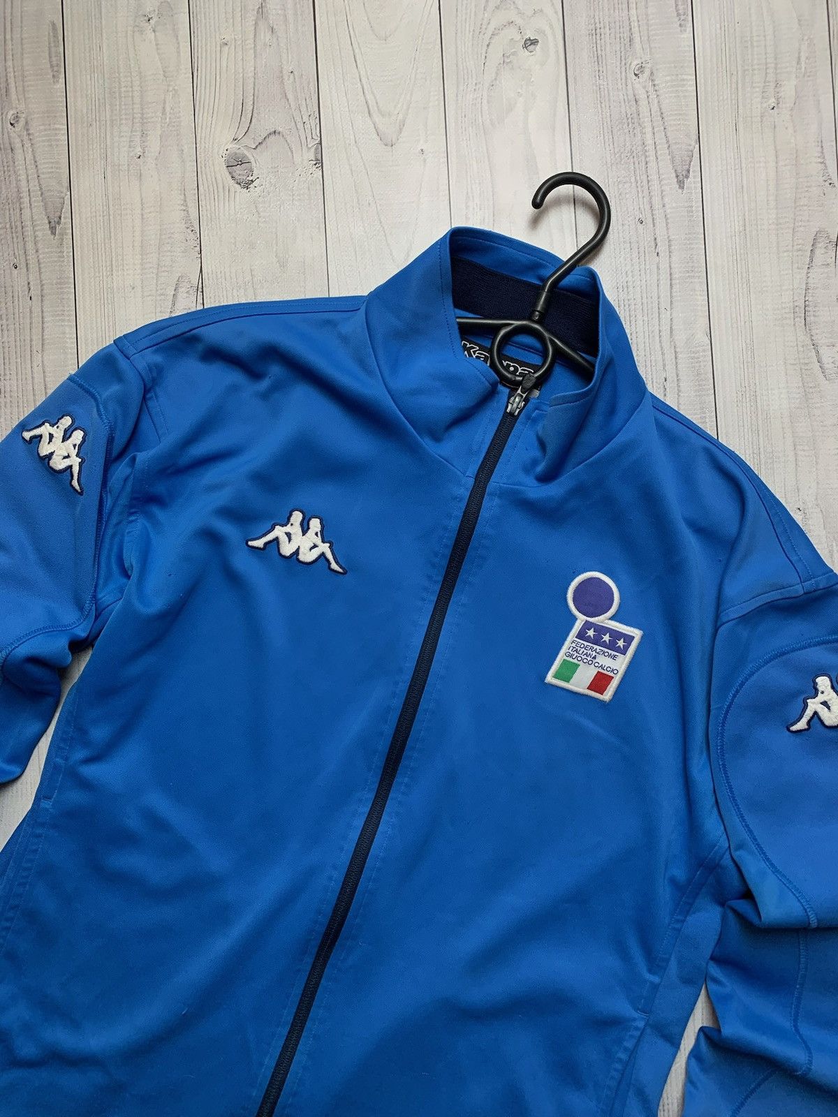 Kappa × Vintage Vintage Kappa Italia soccer track jacket size L rare Italy Size US L / EU 52-54 / 3 - 4 Thumbnail