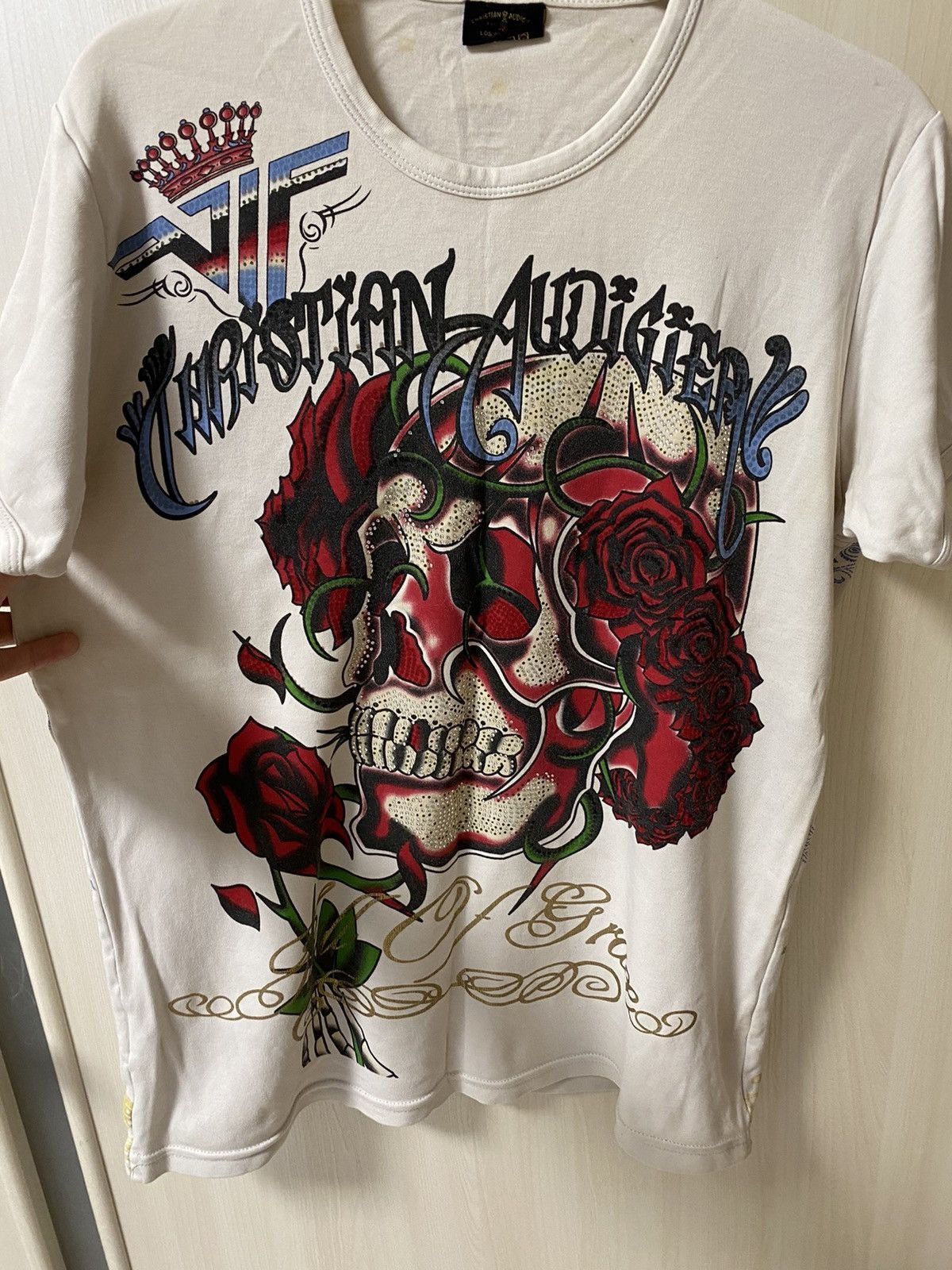 Christian Audigier Rare Vintage T-shirt Christian Audigier Los Angeles Ed Hardy Size L / US 10 / IT 46 - 5 Thumbnail