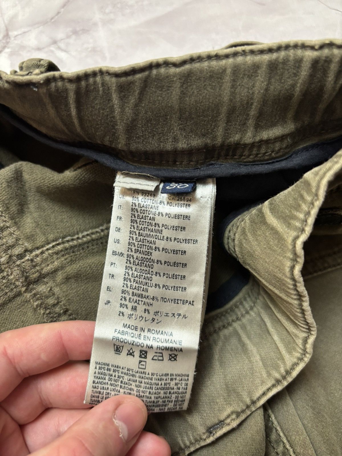 Diesel Diesel Krooley-Ne Jogg Jeans Sweatpants Khaki Green Mens 30 Size US 30 / EU 46 - 17 Thumbnail