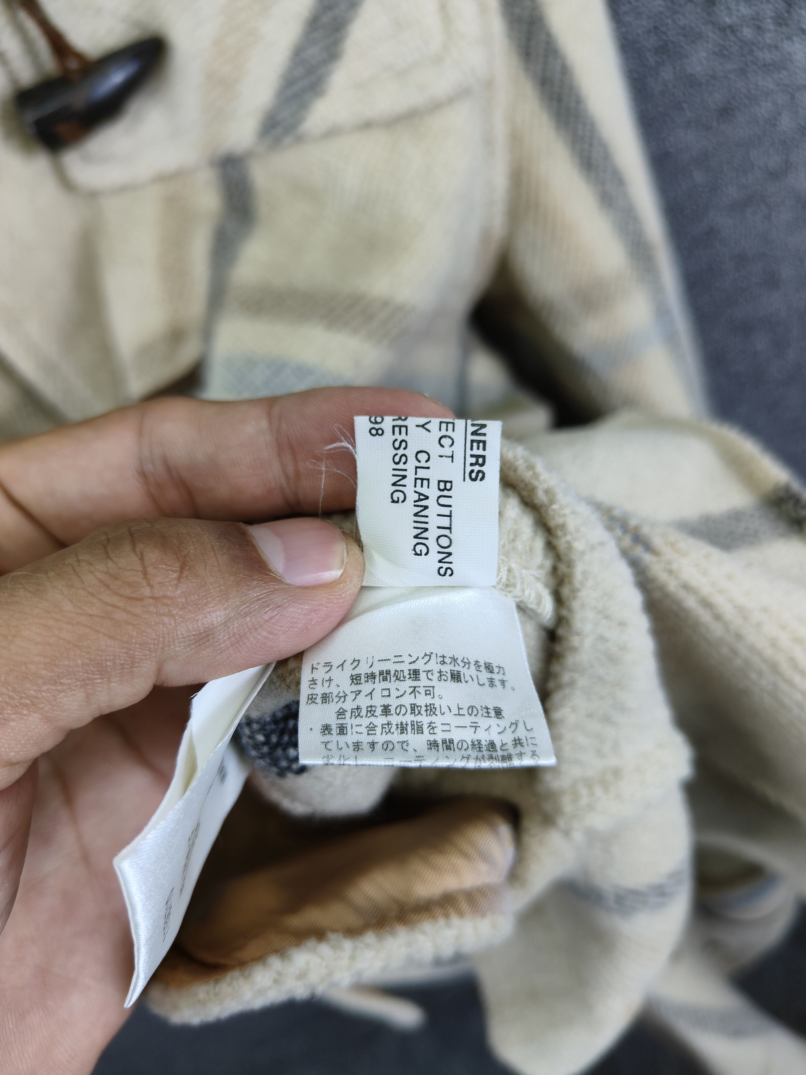 Aquascutum Aquascutum Checked Double Breasted Wool Duffle Coat Size US L / EU 52-54 / 3 - 14 Thumbnail
