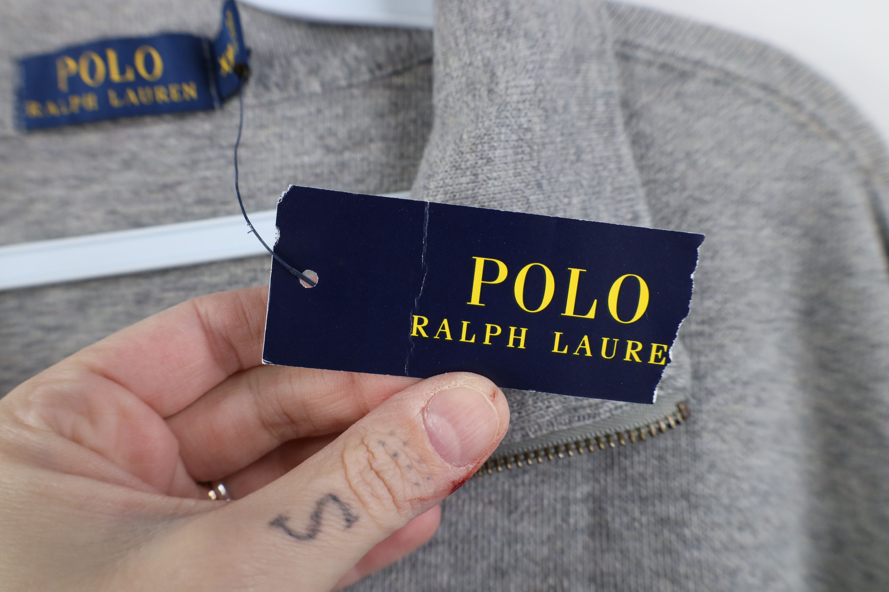 Ralph Lauren Deadstock Vintage Y2K Ralph Lauren Knit 1/4 Half Zip Sweater Size US XXL / EU 58 / 5 - 5 Thumbnail