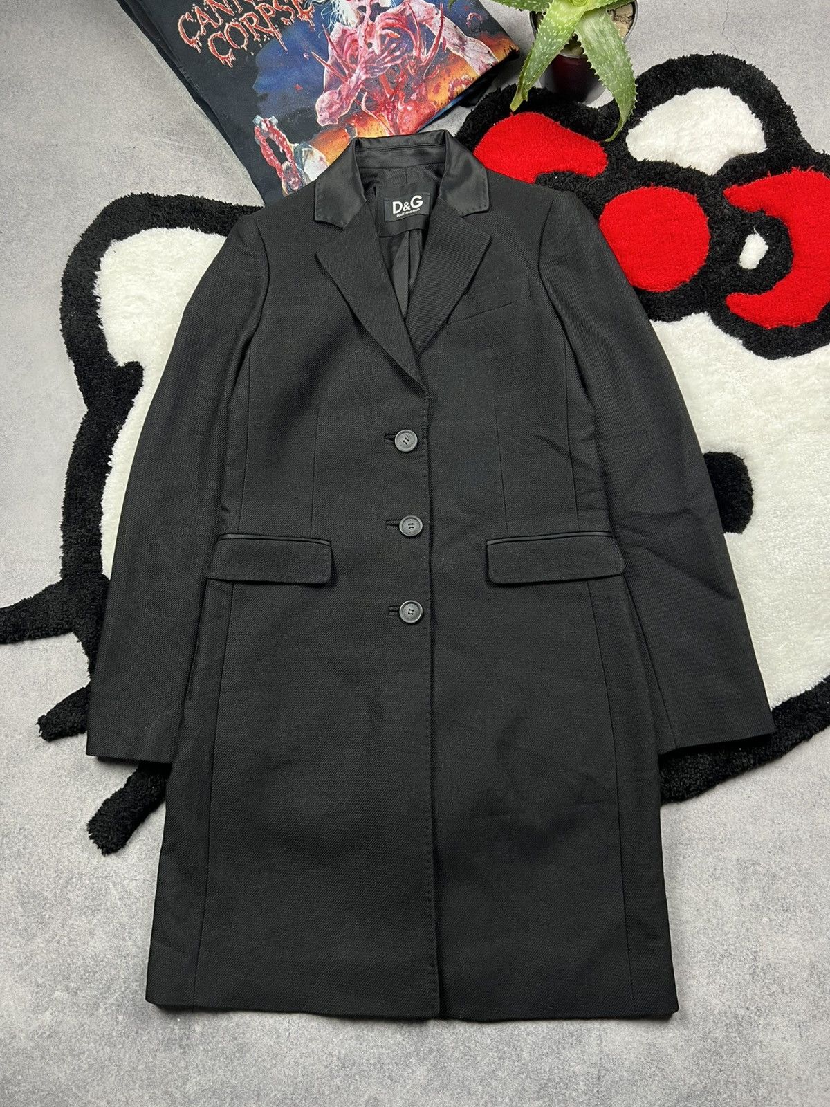 Dolce & Gabbana Vintage Dolce&Gabbana Italy Viscose Y2K Coat Trench Size S / US 4 / IT 40 - 1 Thumbnail