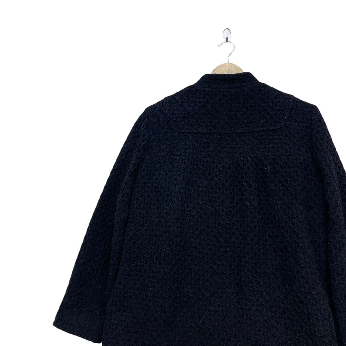 Aran Isles Knitwear Italian Designer Kristina Ti Tweed Jacket Size M / US 6-8 / IT 42-44 - 4 Thumbnail
