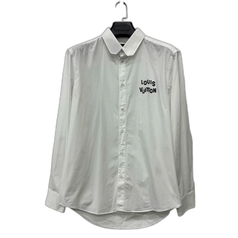 Louis Vuitton Louis Vuitton Embroidered Letter Shirt Size L -2505 Size US L / EU 52-54 / 3 - 1 Thumbnail