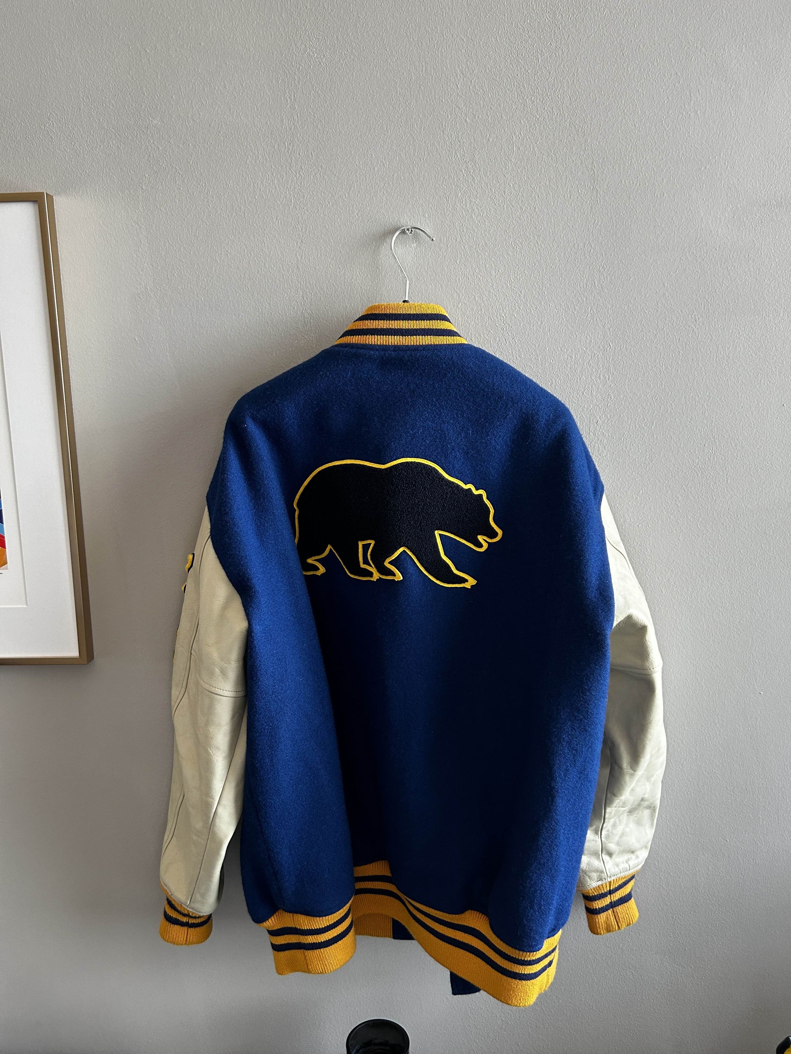 Calvin Klein 205W39NYC Berkley Golden Bears Varsity Jacket Size US S / EU 44-46 / 1 - 3 Thumbnail