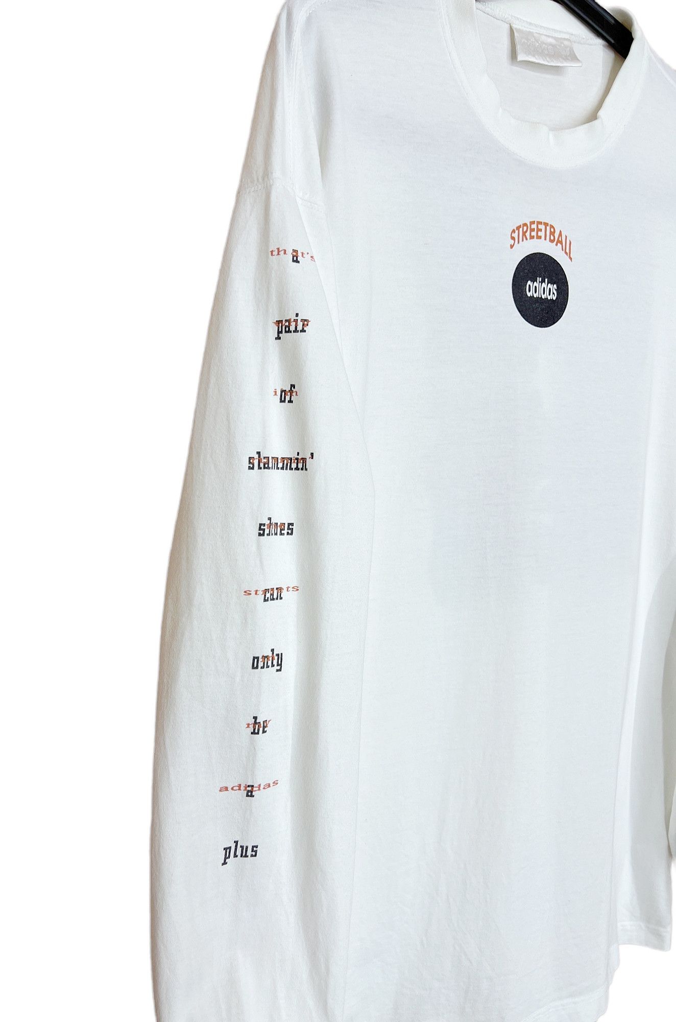 Adidas × NBA × Vintage Vintage Adidas Streetball T-Shirt Long Sleeve Size US M / EU 48-50 / 2 - 10 Thumbnail