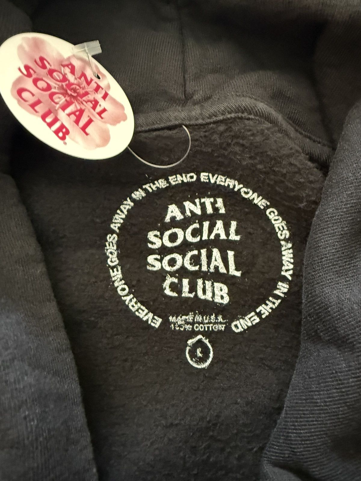Anti Social Social Club × Fragment Design Anti Social Social Club x Fragment Design Hoodie Black - L Size US L / EU 52-54 / 3 - 3 Thumbnail
