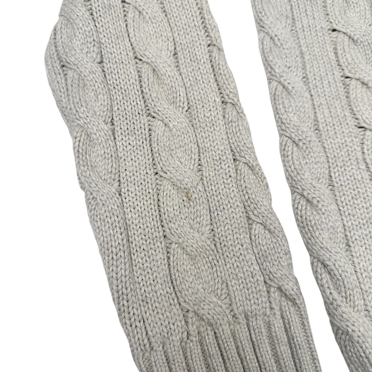 Polo Ralph Lauren Vintage 90's Polo Ralph Lauren Cable Knit Sweater 100% Silk Size US L / EU 52-54 / 3 - 3 Thumbnail
