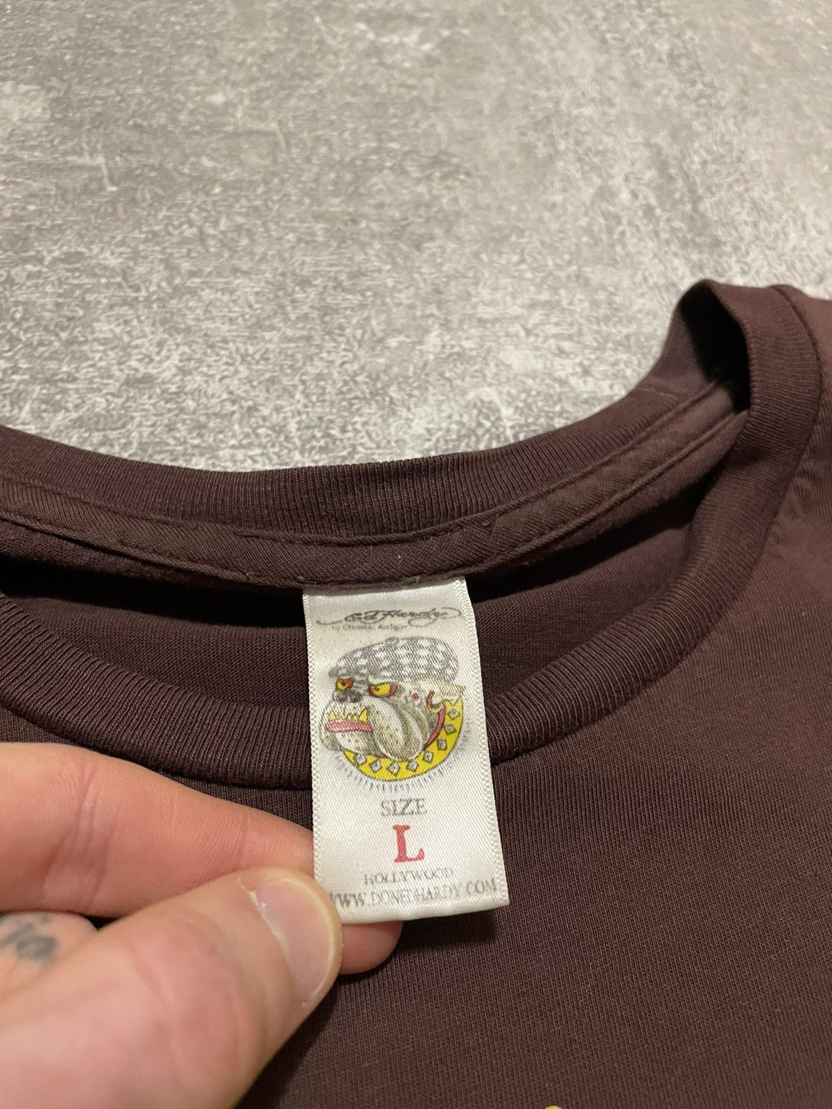 Ed Hardy × Vintage Vintage Ed Hardy Japan Style T-Shirt Y2K Size US L / EU 52-54 / 3 - 14 Thumbnail