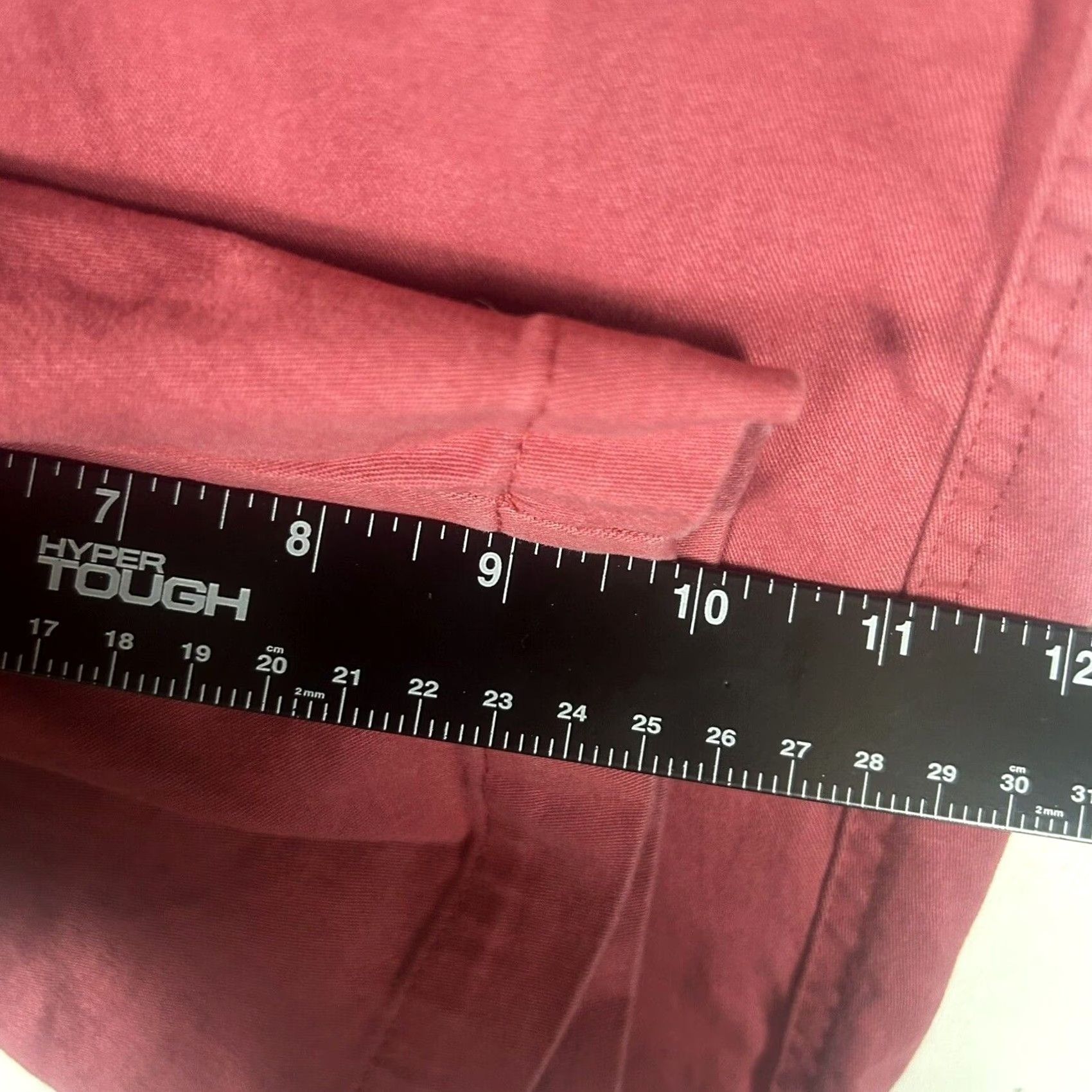 Vintage Rugby Men’s Chino Red Shorts Bermuda 42 Stretch Pockets Casual University Front Flat Front Cotton Spandex Bermuda Chino Shorts Mens 42 Red Size US 42 / EU 58 - 6 Thumbnail