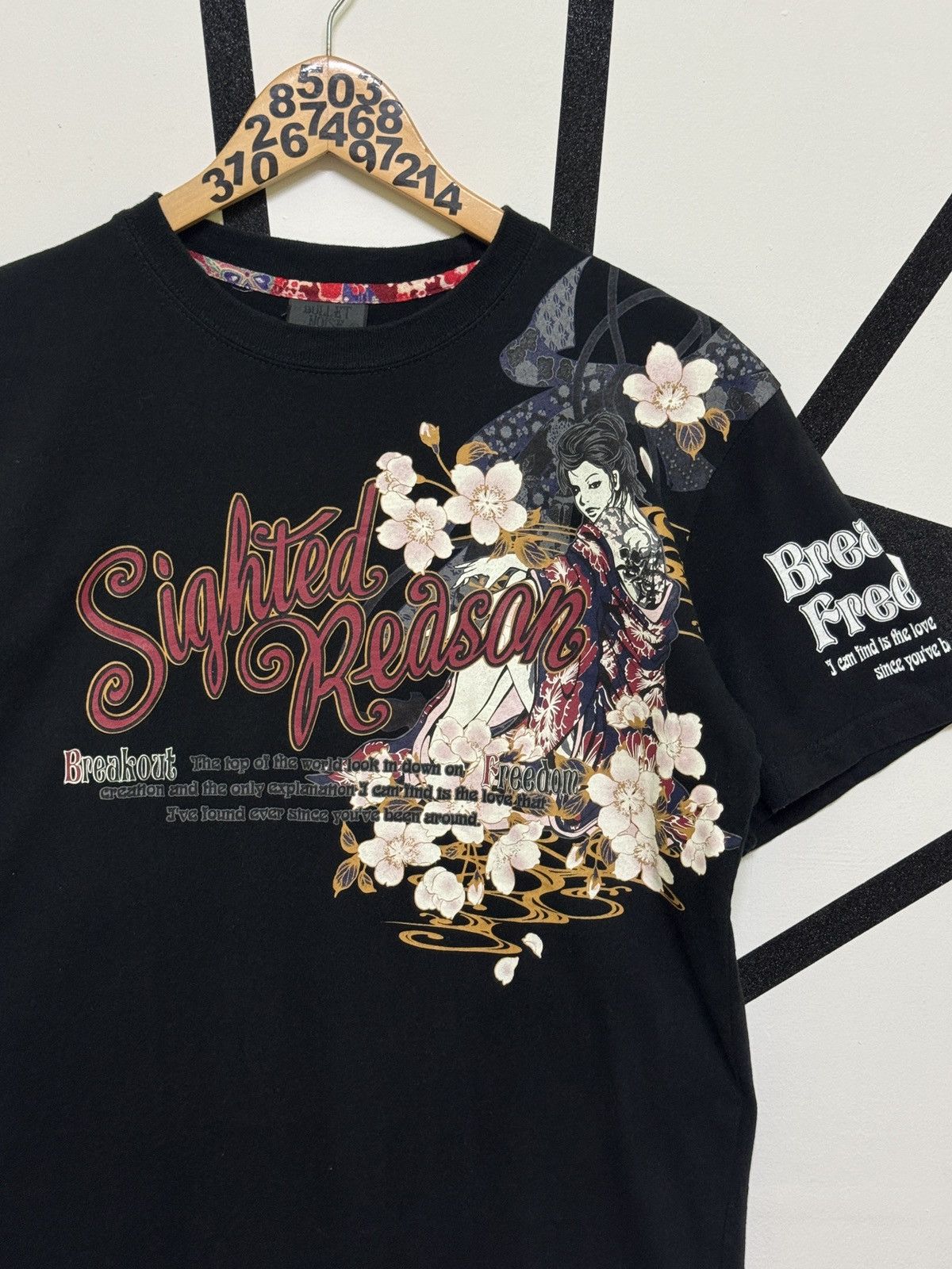 Bullet Noise VINTAGE BULLET NOISE SIGHTED REDSON POEM JAPANESE GIRL TEE Size US S / EU 44-46 / 1 - 4 Thumbnail