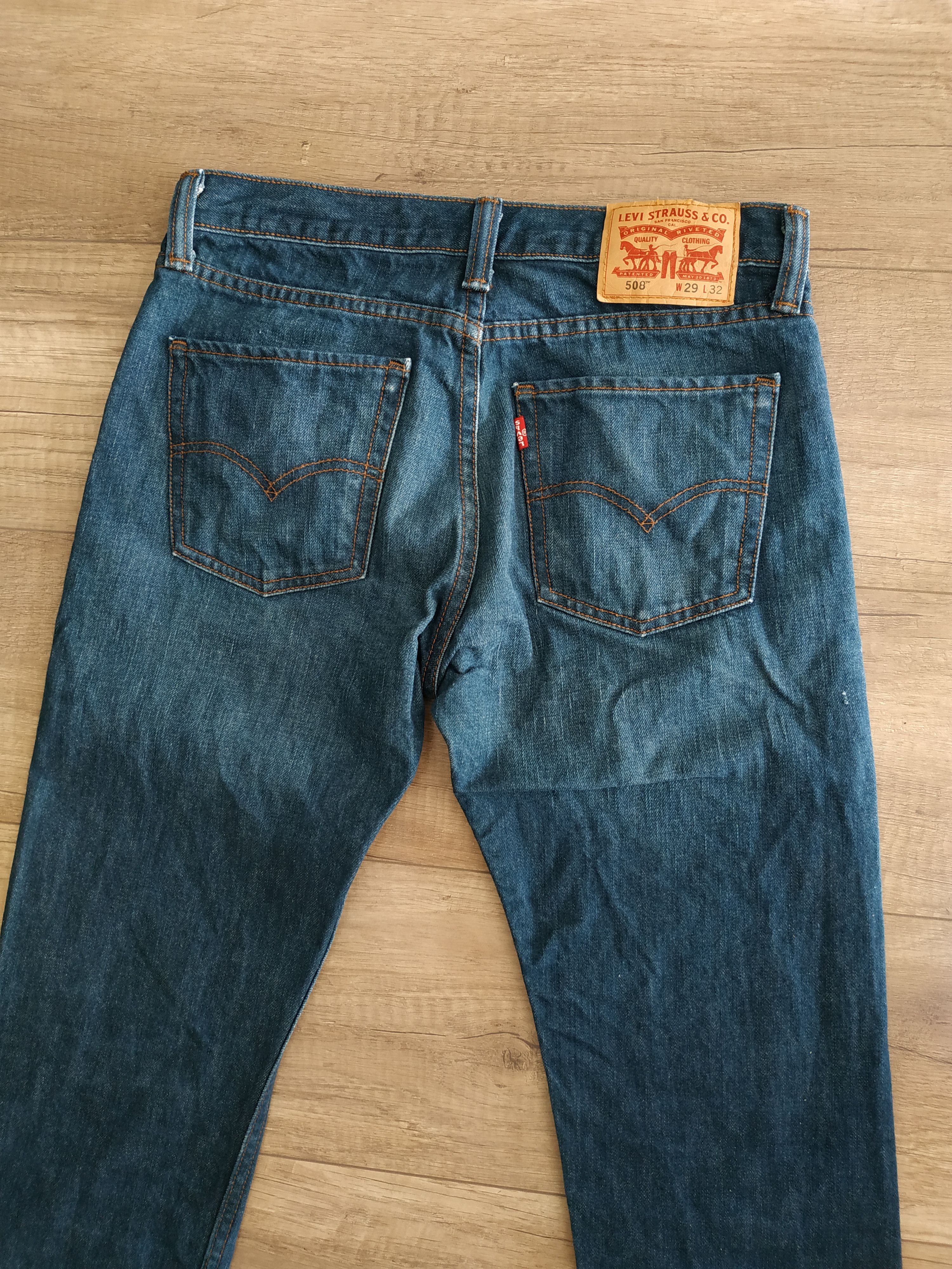 Levi's Levi's 508 Men's Slim Fit Navy Jeans, W29 L32 Size US 29 - 6 Thumbnail