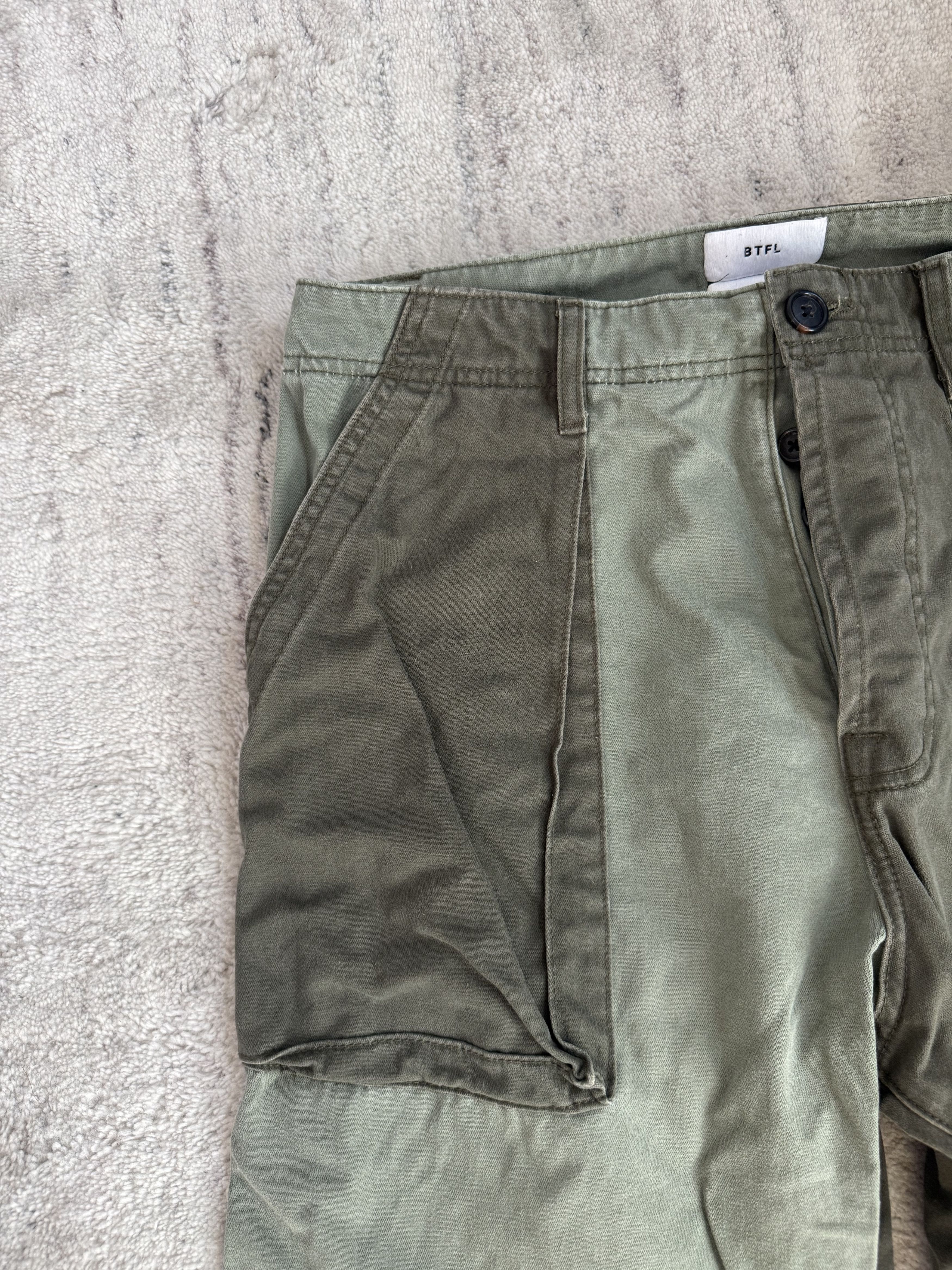 BTFL BTFL Green Patchwork Workwear Pants Size 32 Size US 32 / EU 48 - 8 Thumbnail