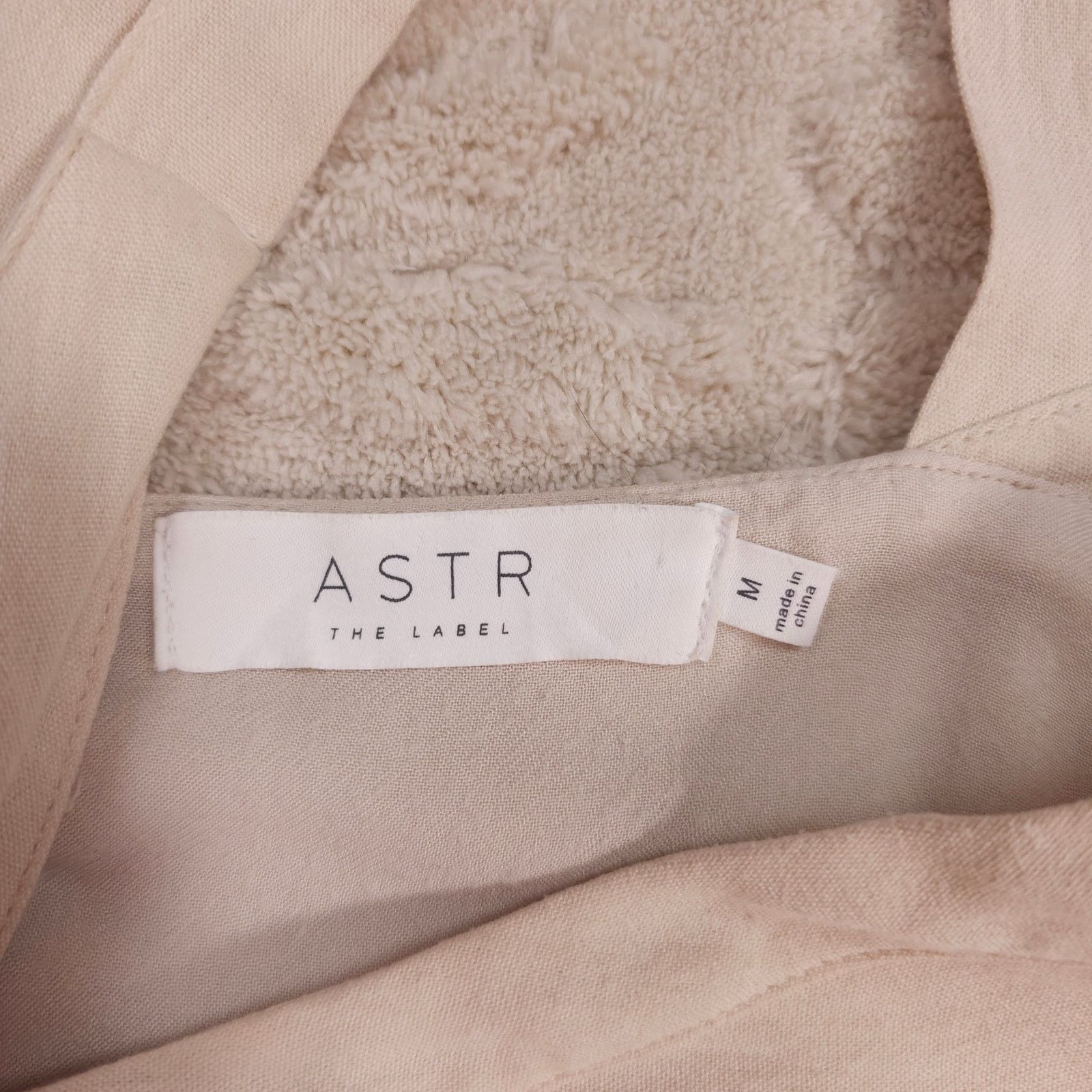 ASTR The Label ASTR The Label Tie Front Midi Dress Natural Sz Medium Size M / US 6-8 / IT 42-44 - 6 Thumbnail