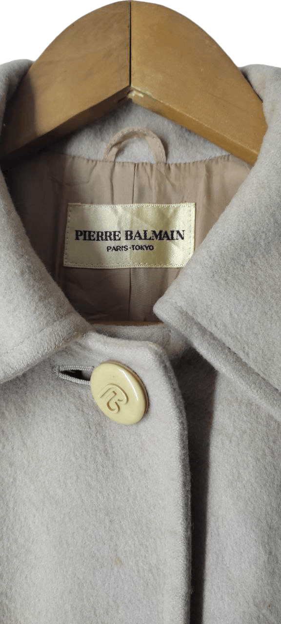 Balmain PIERE BALMAIN PARKA TRECH WOOL COAT JACKET Size US S / EU 44-46 / 1 - 10 Thumbnail