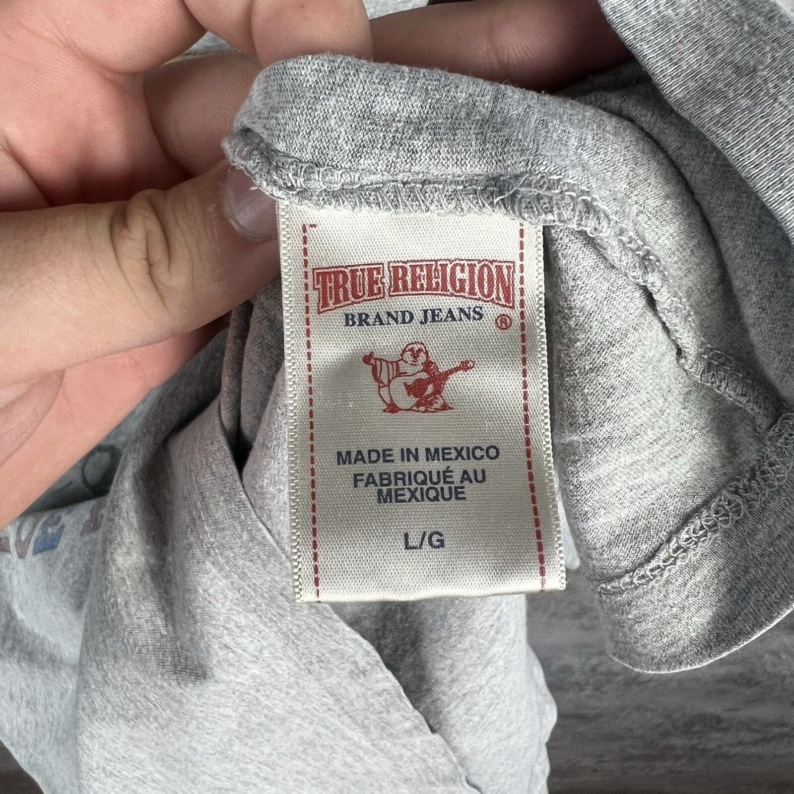 True Religion True Religion Tee Men's Size L Short Sleeve Size US L / EU 52-54 / 3 - 4 Thumbnail