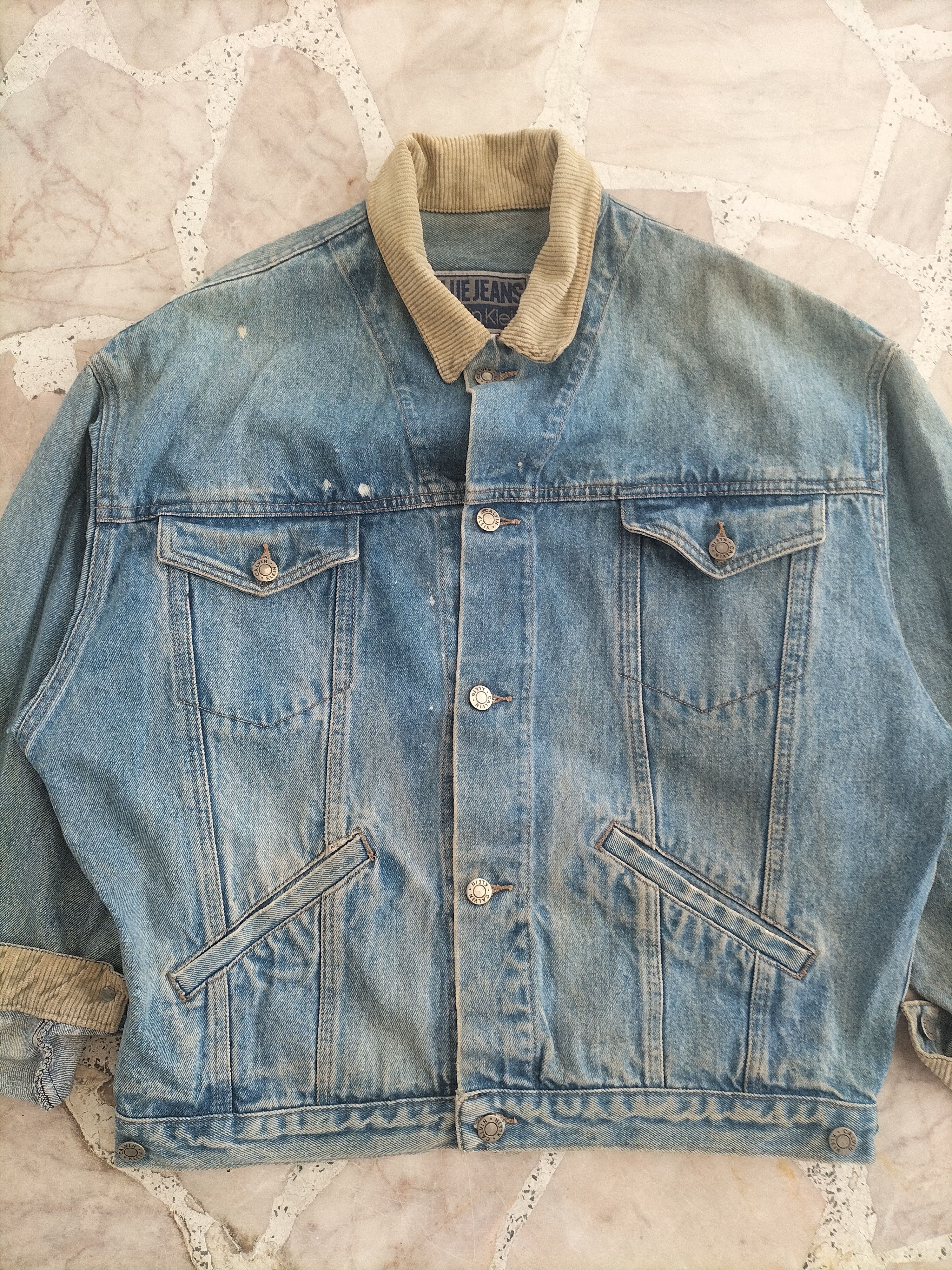Calvin Klein Calvin Klein Blue Jeans Vintage Denim Jacket Size US L / EU 52-54 / 3 - 6 Thumbnail