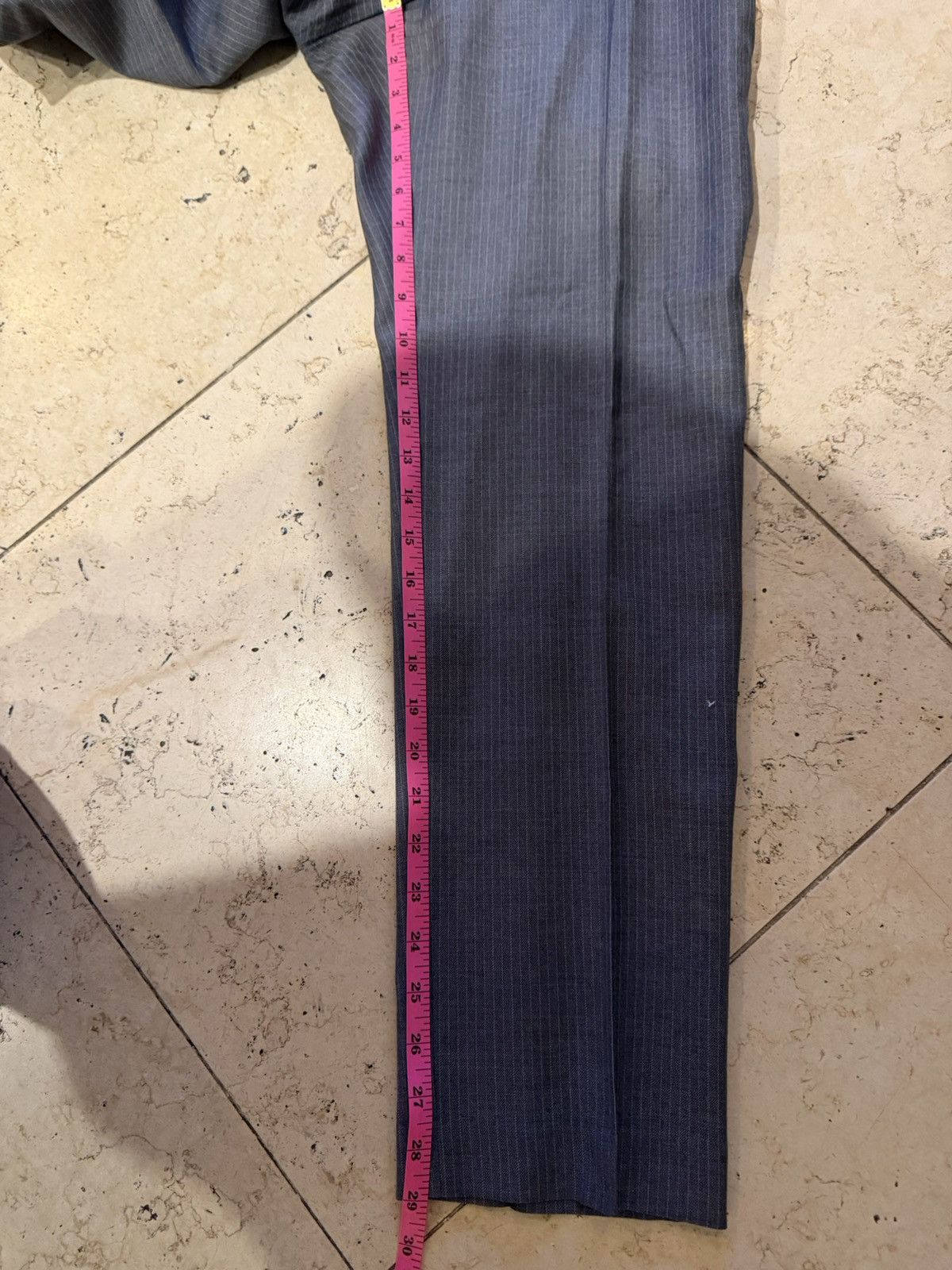 J.Crew Grey Pinstripe J Crew Ludlow Suit 38R Size 38R - 4 Thumbnail