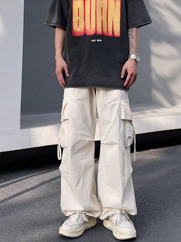 VIBE Vintage High Street Multi-Pocket Casual Trousers Size US 33 - 4 Thumbnail