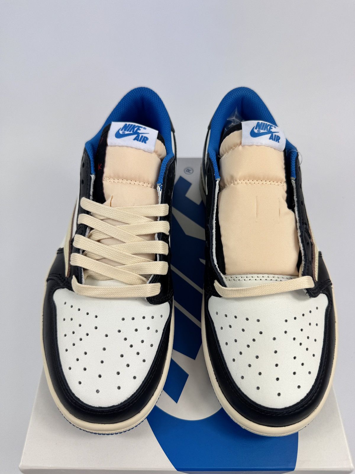 Nike × Travis Scott JORDAN 1 RETRO LOW FRAGMENT X TRAVIS SCOTT SNEAKERS Size US 8 / EU 41 - 3 Thumbnail