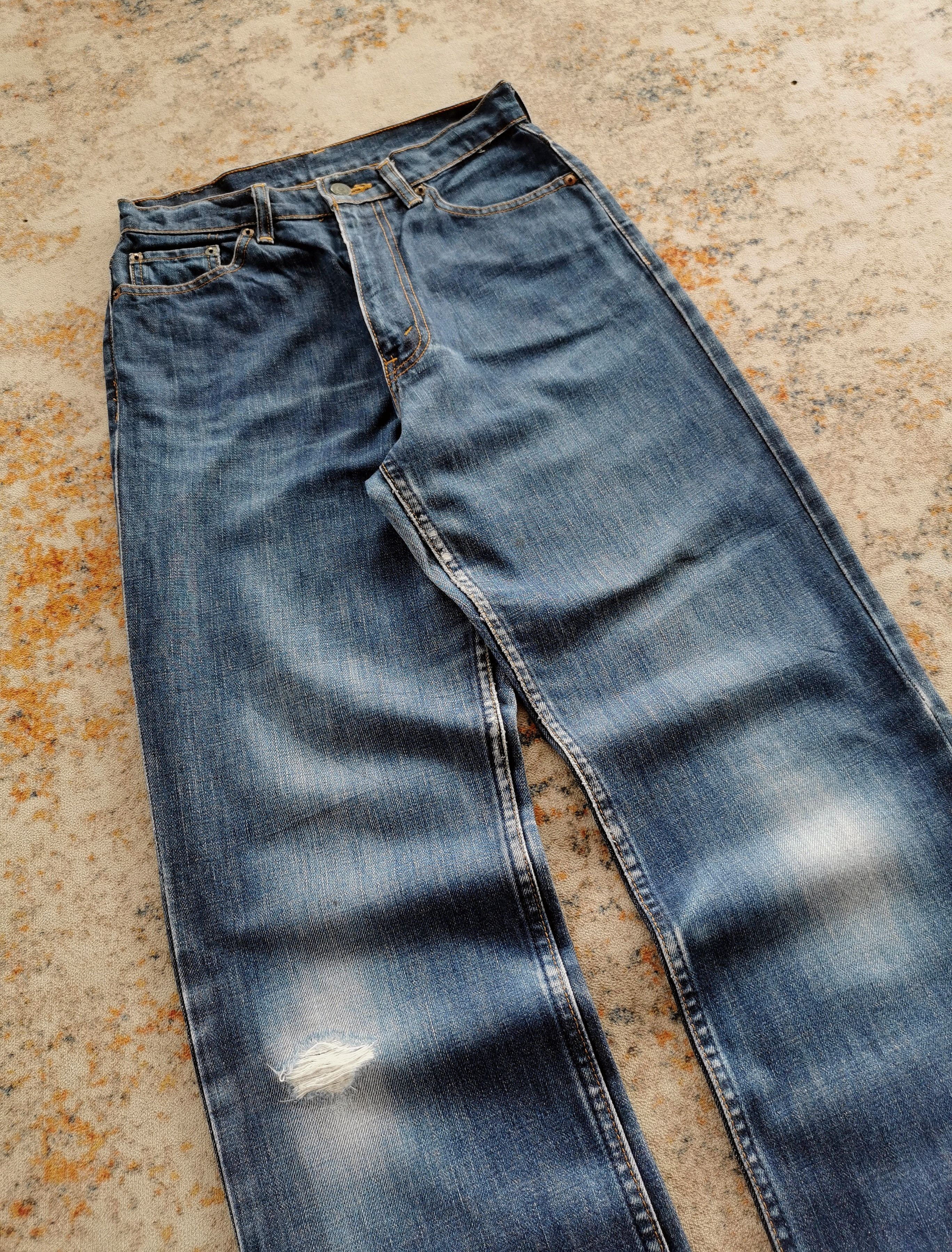Levi's Size 27x29 Vintage 90s Levi's 515 Indigo Blue Jeans Size 27" / US 4 / IT 40 - 6 Thumbnail