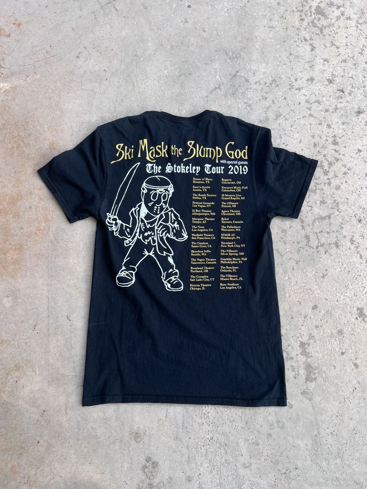 Rap Tees Ski Mask the Slump God American rapper Tour Tshirt Size US S / EU 44-46 / 1 - 3 Thumbnail