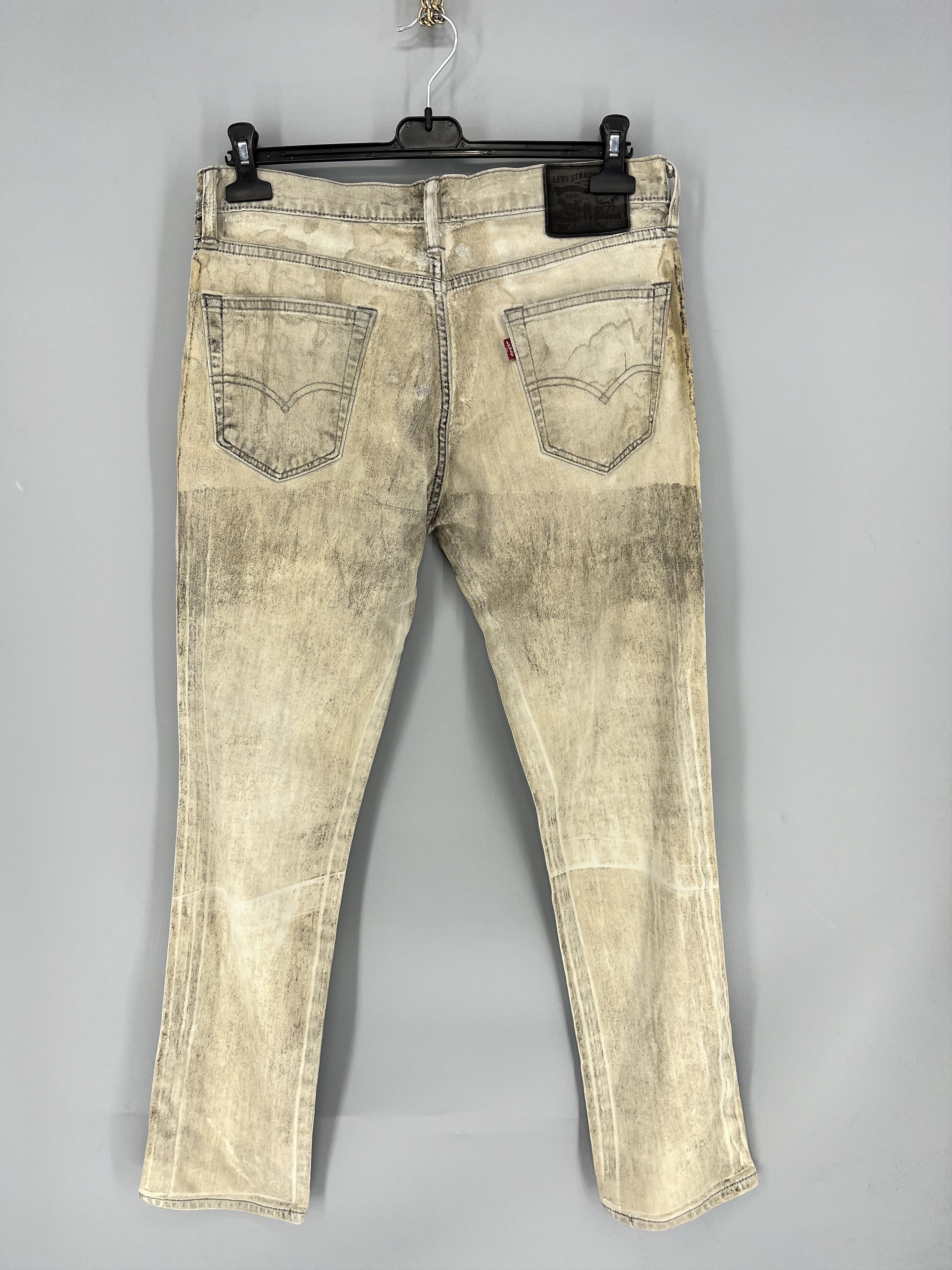Levi's Vintage Levis 511 Beige Dirty Jeans Levi's Faded Denim Size US 33 - 11 Thumbnail