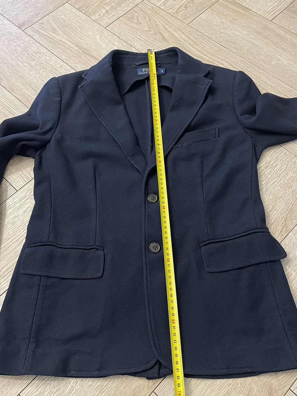 Polo Ralph Lauren Polo Ralph Lauren Soft Stretch Cotton Women's Blazer in Blue Size S / US 4 / IT 40 - 18 Thumbnail
