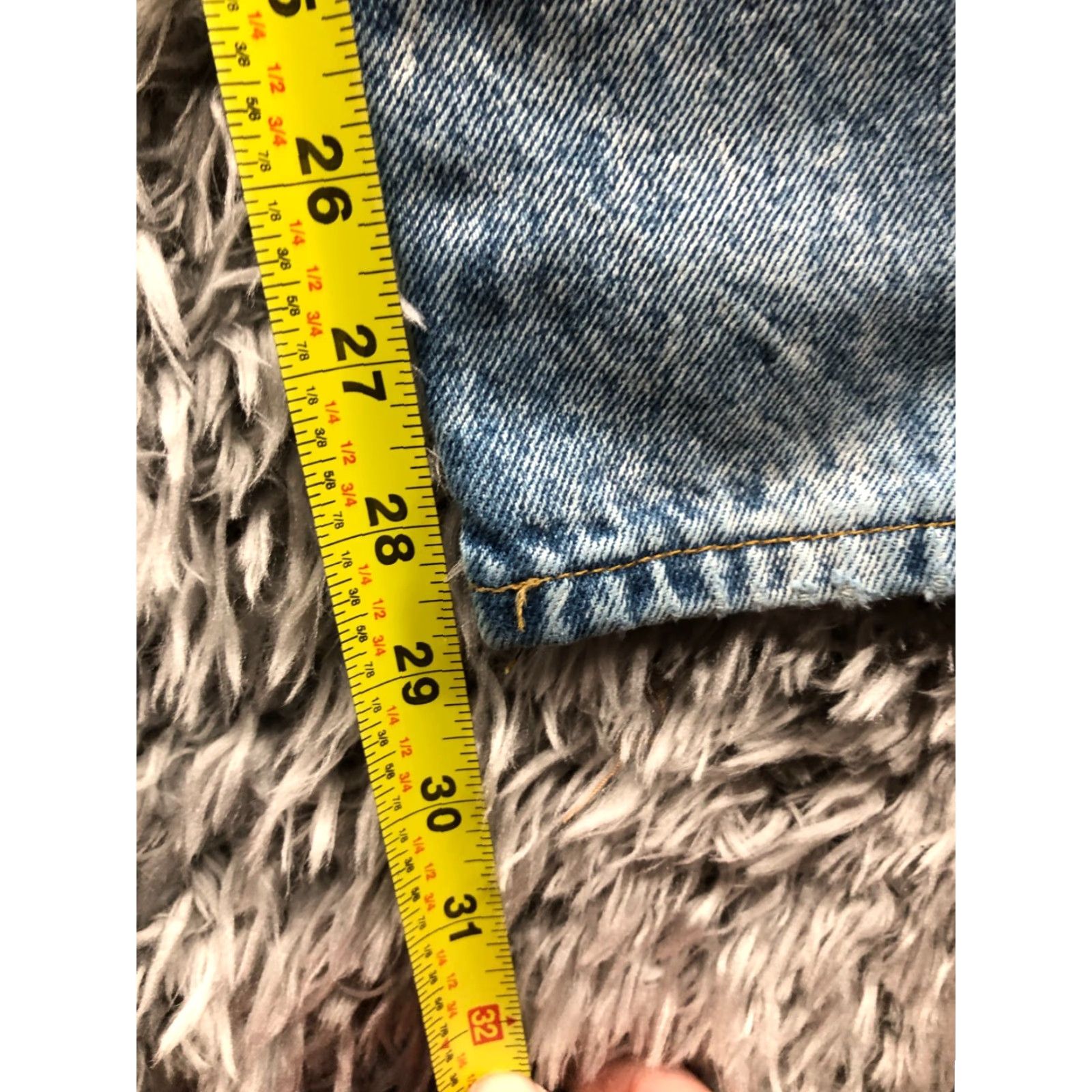 Vintage Eyestoppers Jeans High Rise Mom Blue 10 Womens Regular Inseam 30 Acid Wash Denim Size 32" / US 10 / IT 46 - 3 Thumbnail
