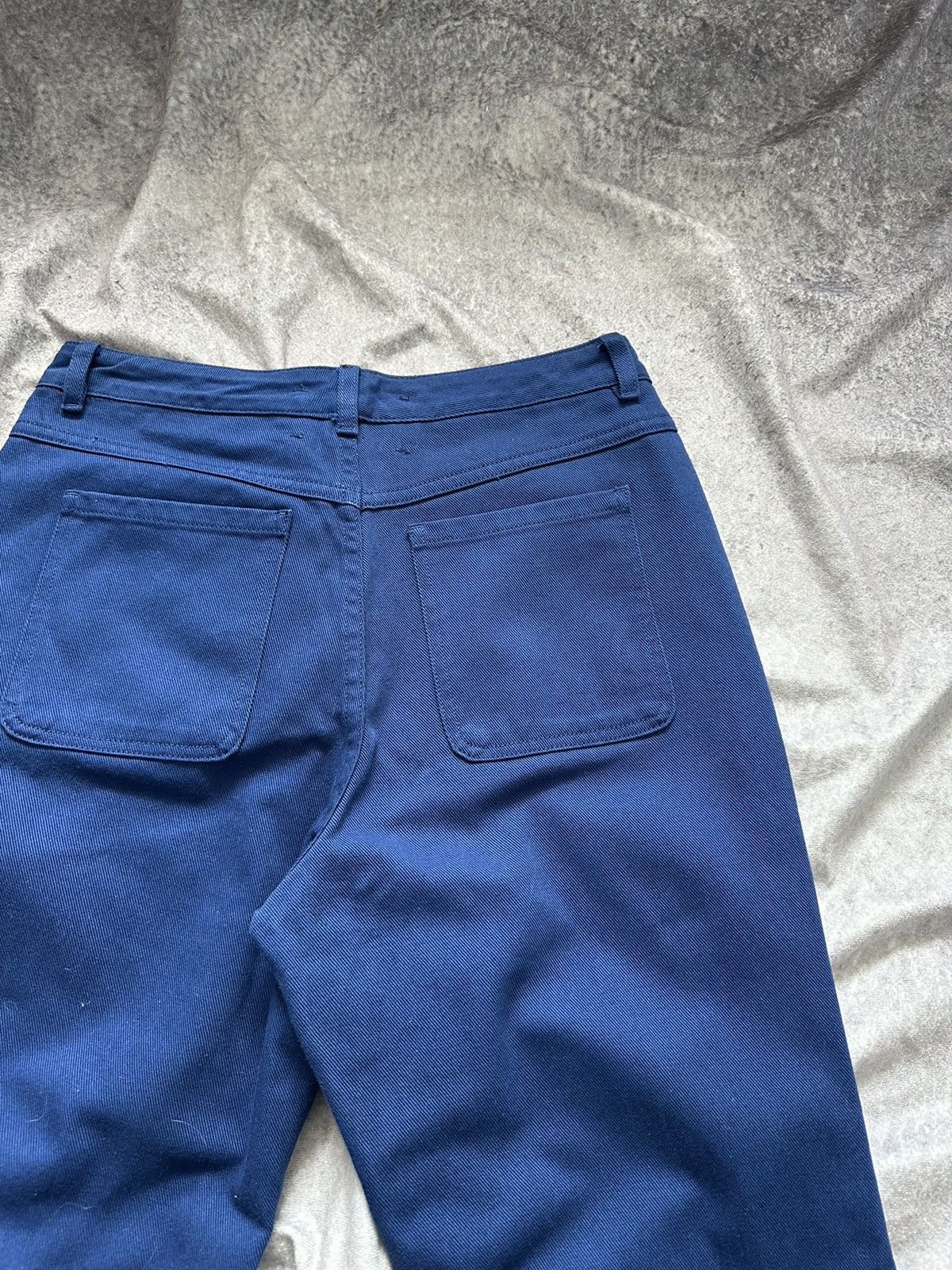 Paloma Wool Paloma Wool Dax Pant EU38 Cream Blue Straight High Waist Size 26" / US 2 / IT 38 - 17 Thumbnail