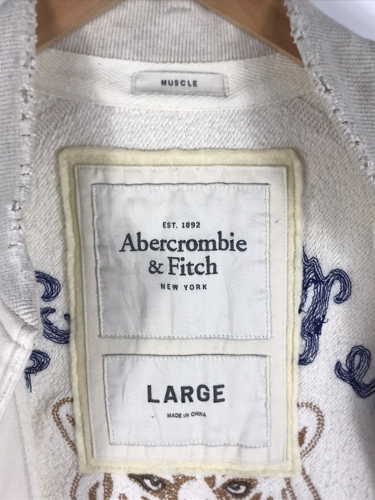 Abercrombie & Fitch 🔥Abercrombie & Fitch Muscle Button Shirt Sweater Size US L / EU 52-54 / 3 - 10 Thumbnail