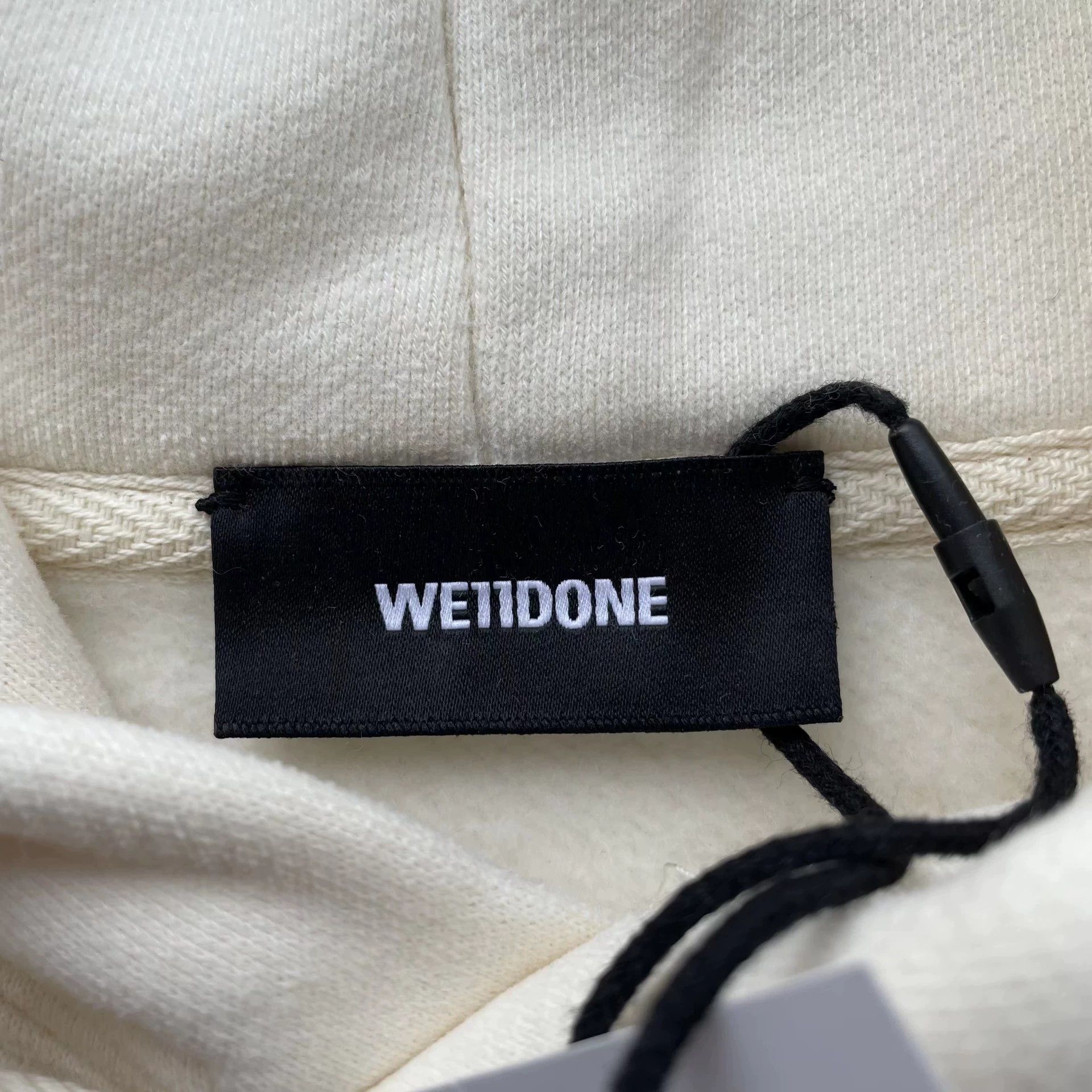 WE11DONE We11done Teddy Bear Black Hoodie M Size M / US 6-8 / IT 42-44 - 6 Thumbnail