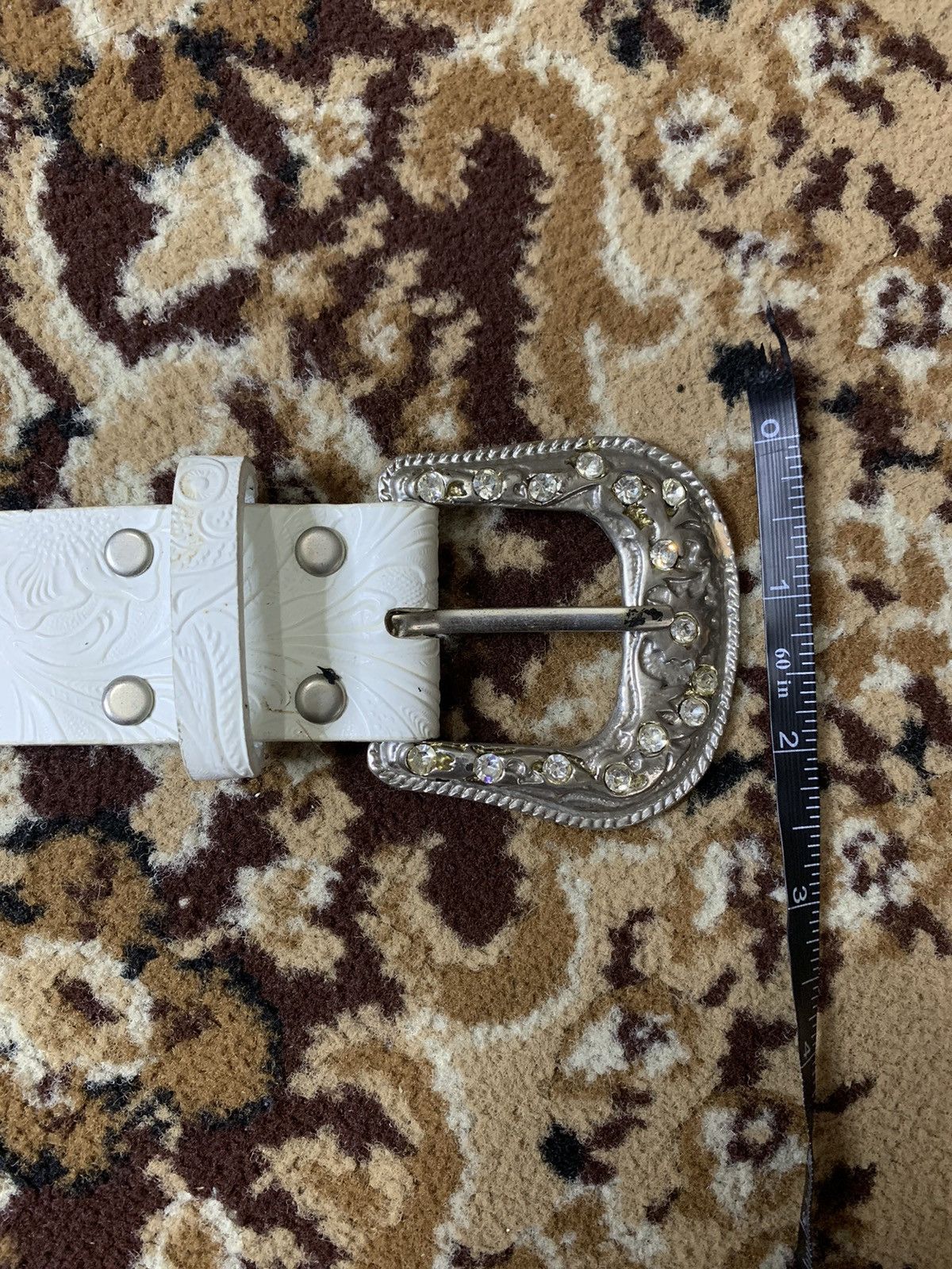 Vintage STUDDED BELT Size 30 - 5 Thumbnail