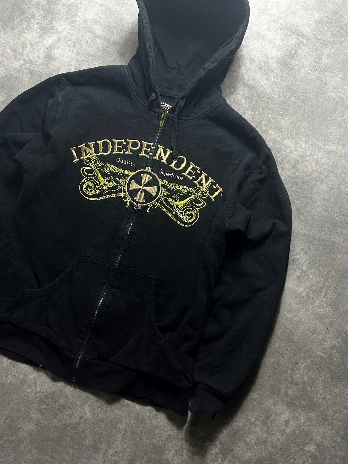 Independent Truck Co. Independent Trucks full zip hoodie big logo – streetwear rap Size US M / EU 48-50 / 2 - 5 Thumbnail
