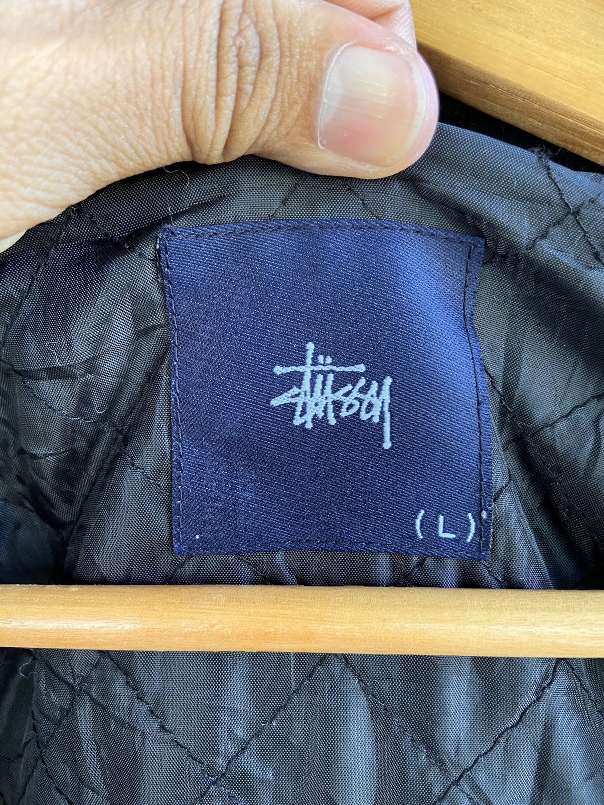 Stussy Vintage Stussy wool pea coat jacket size L Size US L / EU 52-54 / 3 - 11 Thumbnail