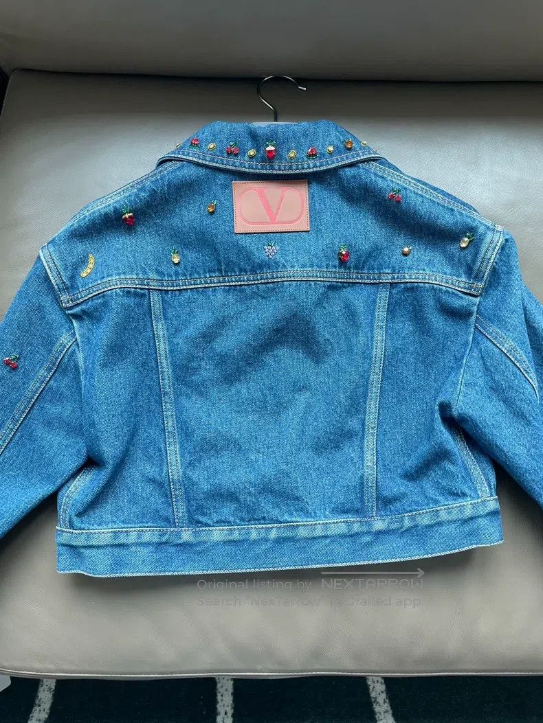 Valentino Valentino Short denim jacket Size US M / EU 48-50 / 2 - 2 Thumbnail