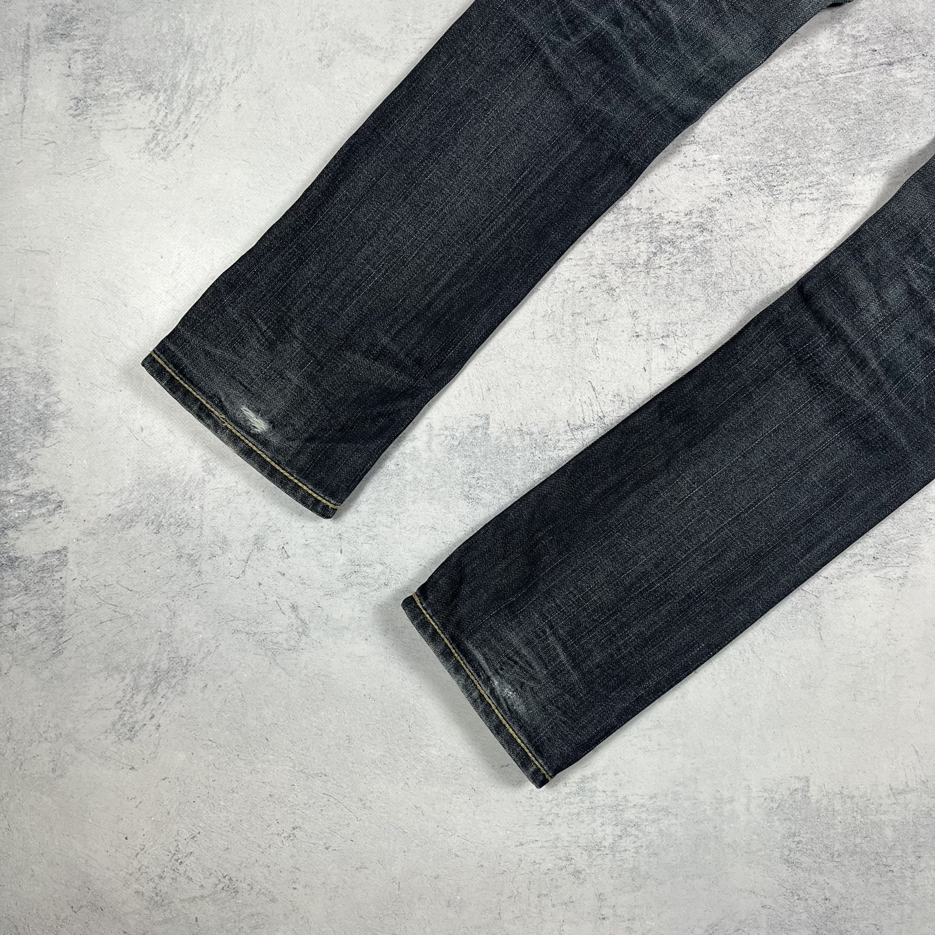 Evisu × Puma Vintage Evisu X Puma Y2K Low Rise Jeans Pants Size 29" - 4 Thumbnail