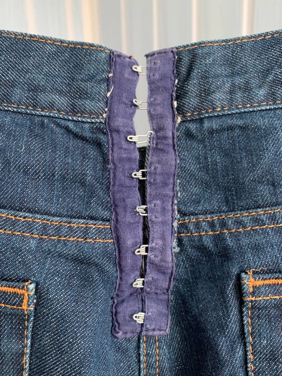 Jean Paul Gaultier Vintage JEAN PAUL GAULTIER x La Redoute Hook Eye Denim Jeans Size US 32 / EU 48 - 18 Thumbnail