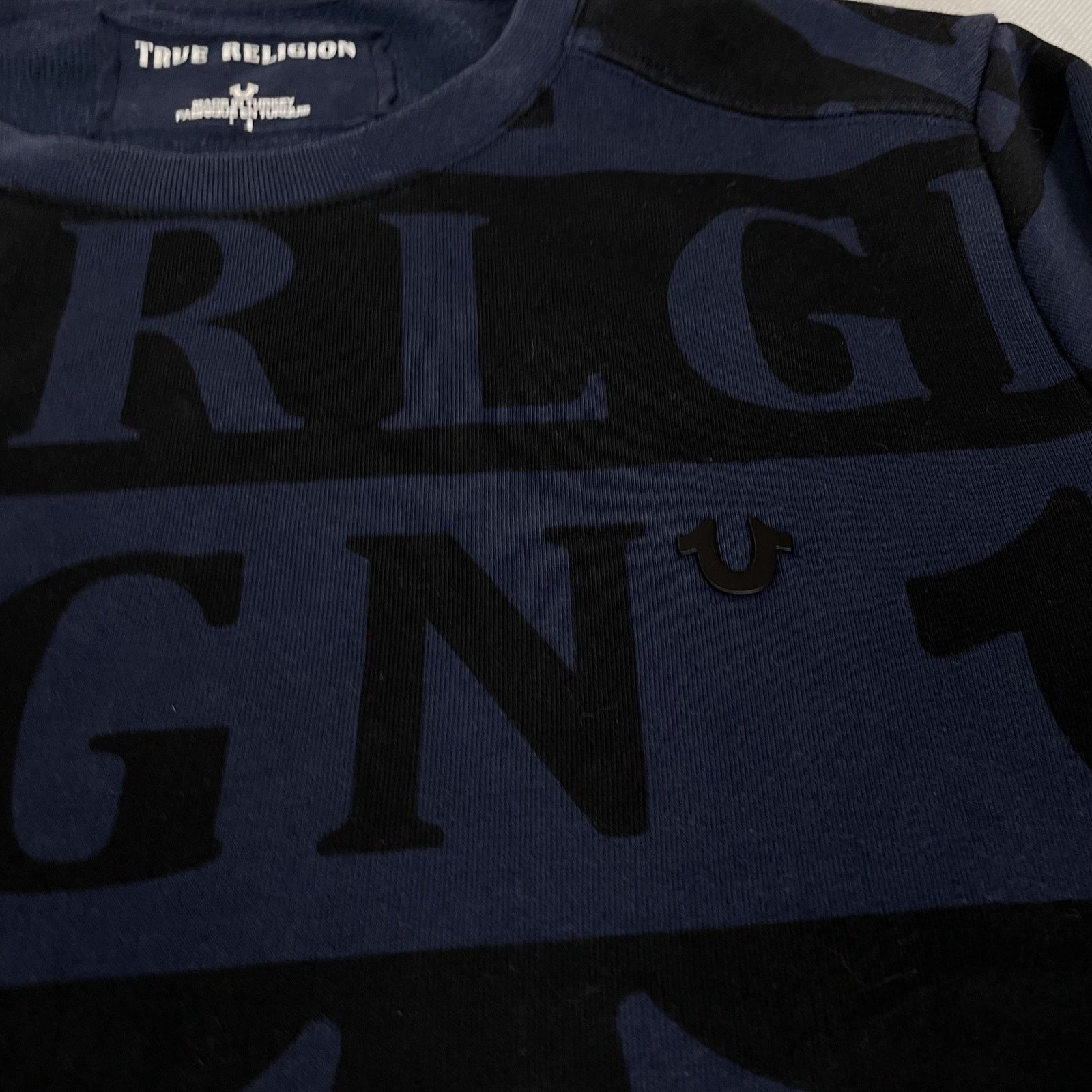 True Religion True Religion Men's Crew Neck Print Allover Sweatshirt Large Size US L / EU 52-54 / 3 - 3 Thumbnail