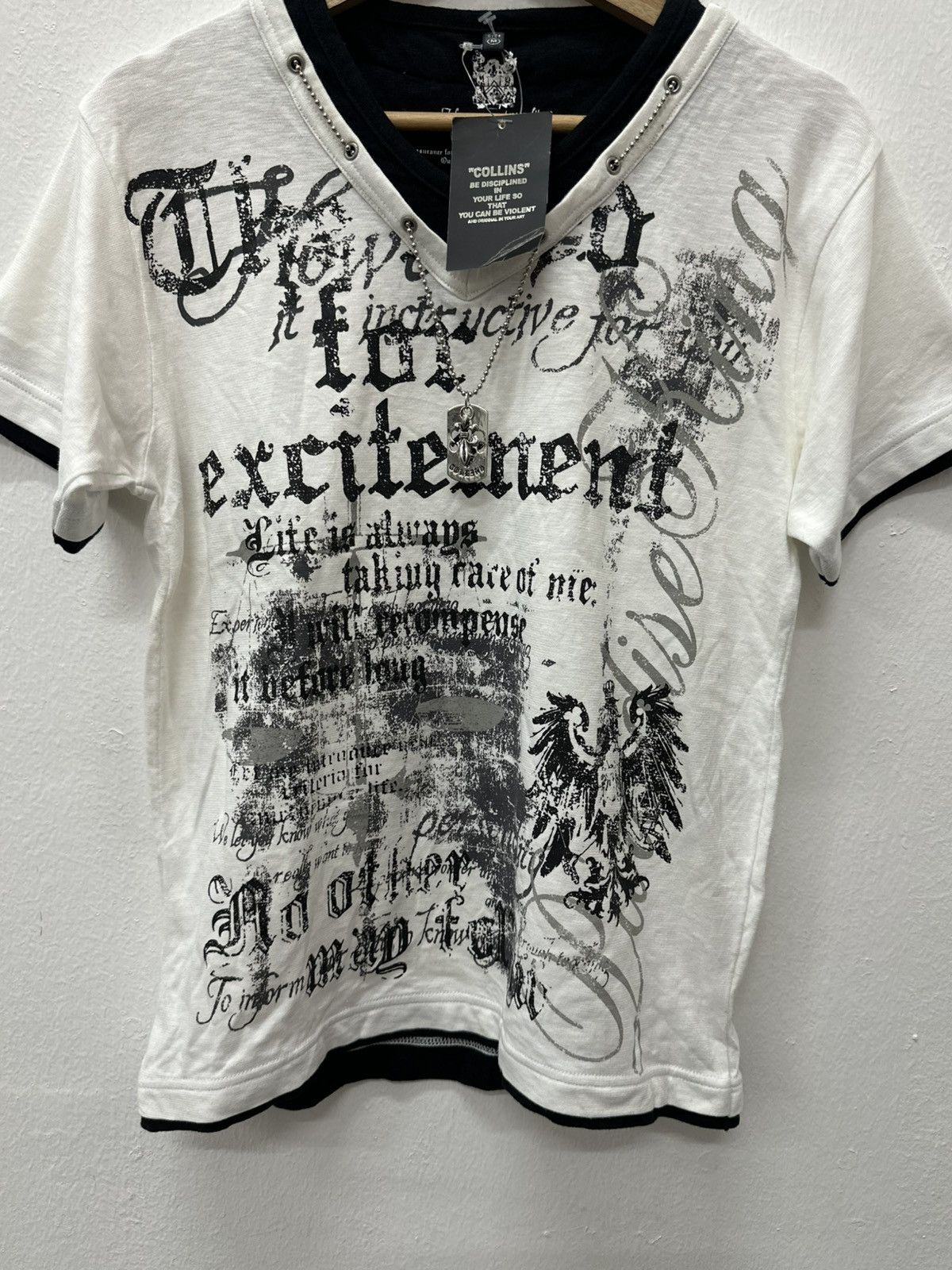 If Six Was Nine Vkei Fashion “Collins” i6w9 Style Necklace Chrome Style Size US M / EU 48-50 / 2 - 10 Thumbnail