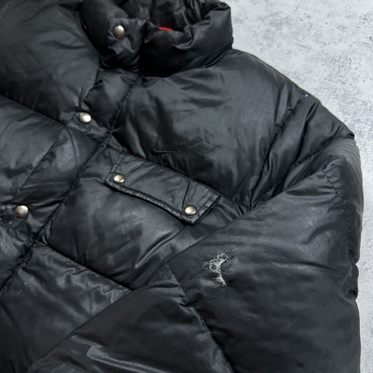 Nike 00s NIKE SWOOSH VINTAGE OVERSIZED DRILL PUFFER DOWN JACKET Size US XL / EU 56 / 4 - 9 Thumbnail