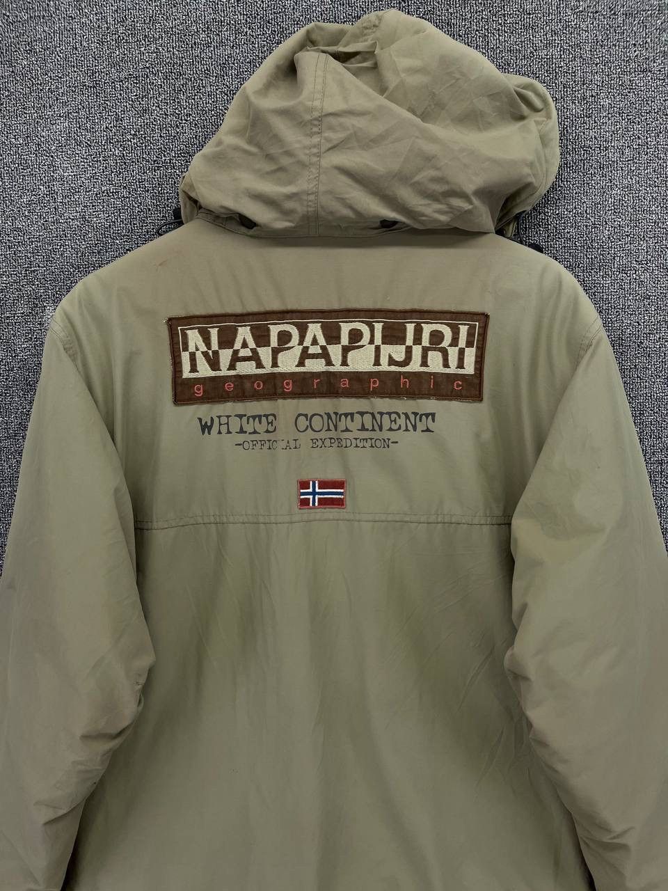 Napapijri × Vintage Vintage Napapijri Geographic Hooded Zip Up Jacket Size US XS / EU 42 / 0 - 5 Thumbnail