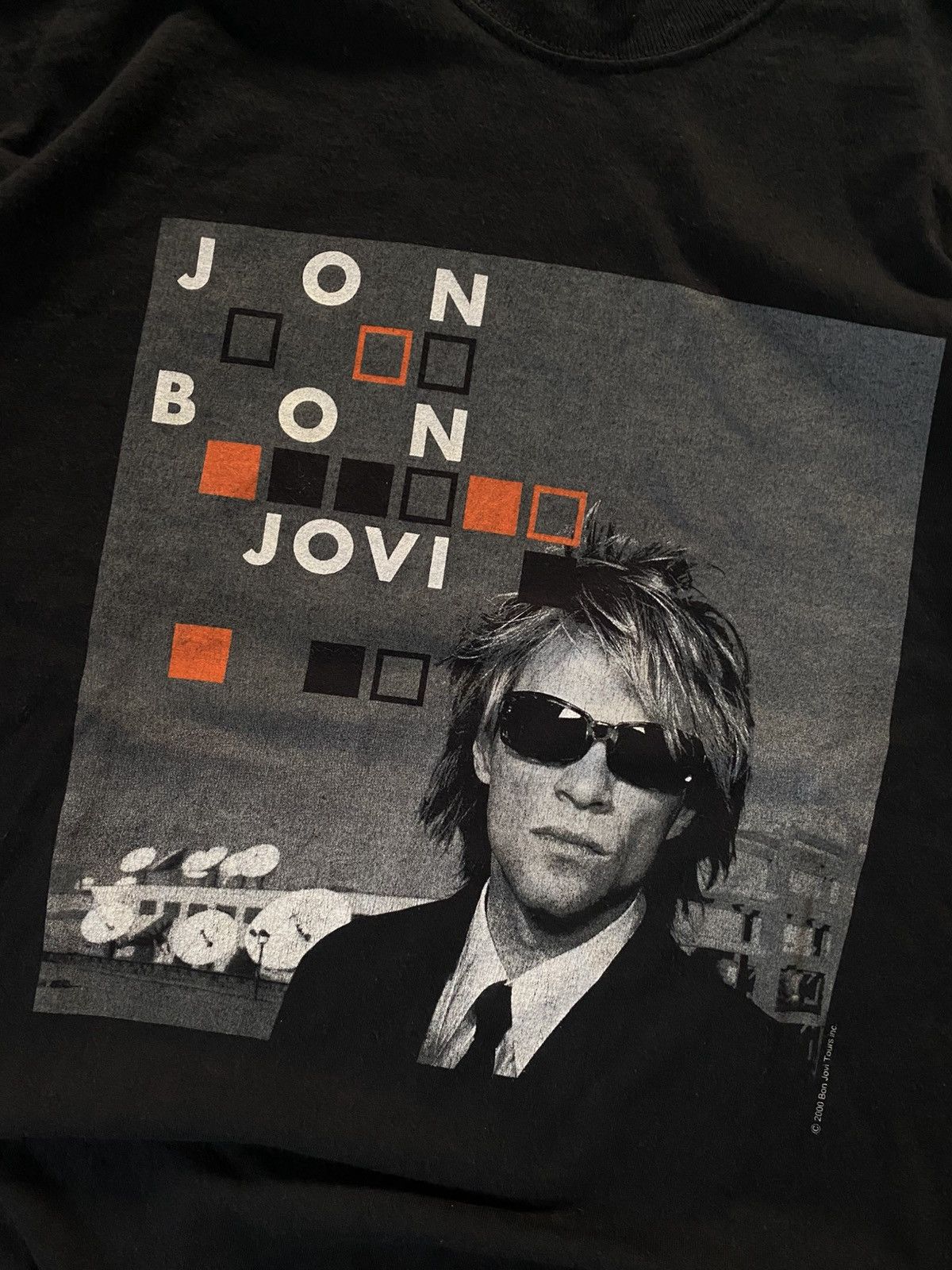 Band Tees × Bon Jovi Vintage 00s Bon Jovi Crush World Tour Band Rock Tees U2 Y2k Size US M / EU 48-50 / 2 - 3 Thumbnail