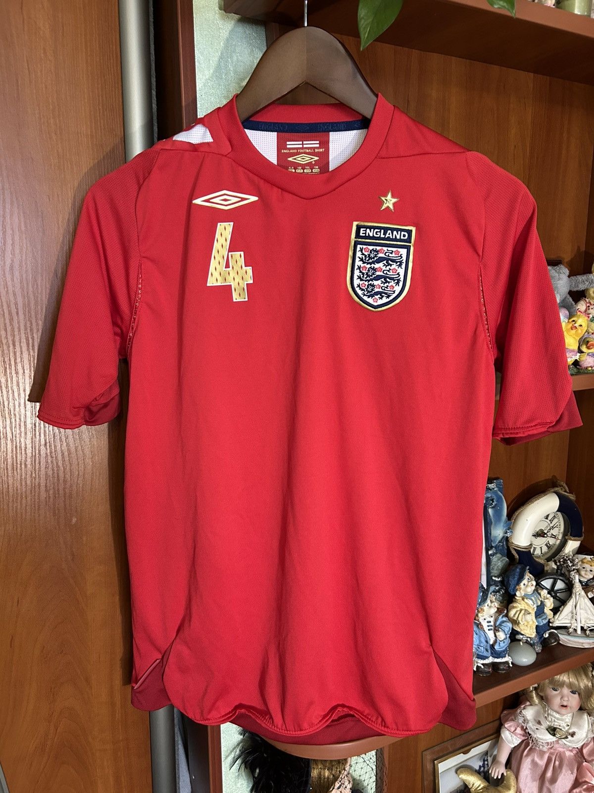 Umbro Gerrard England Jersey Away 2006/2008 Umbro Size XLB 158 Size US XXS / EU 40 - 2 Thumbnail