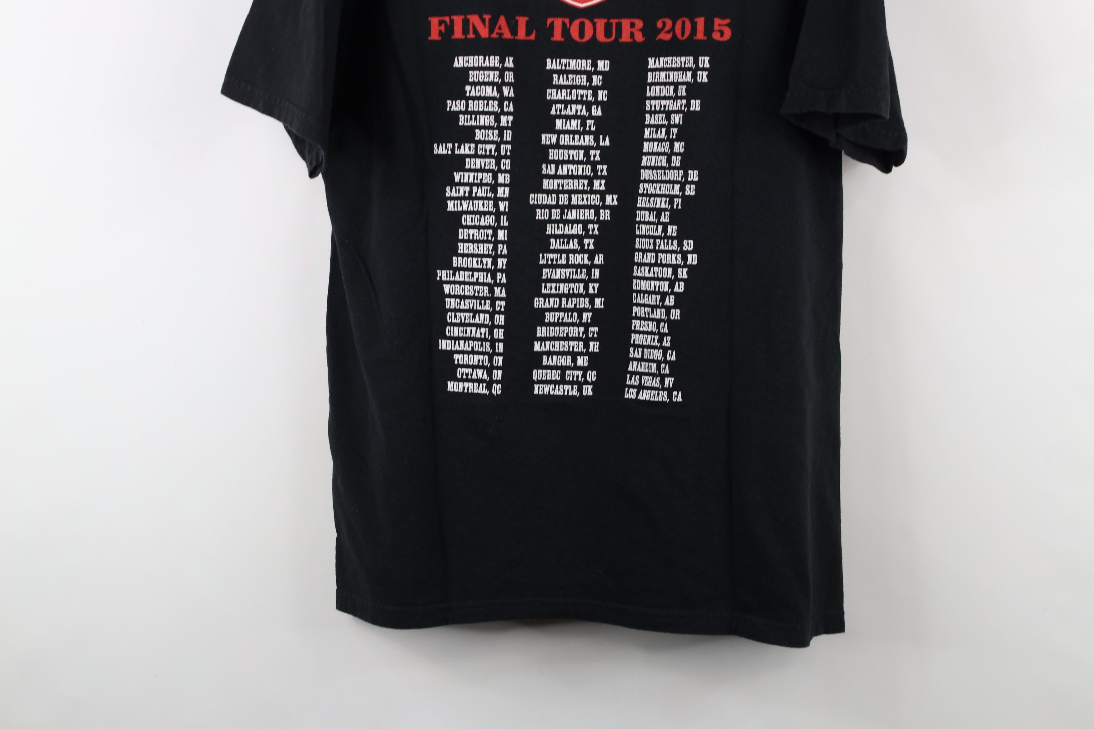 Vintage Vintage Y2K Bad Things Final Tour Motley Crue Band T-Shirt Size US L / EU 52-54 / 3 - 13 Thumbnail