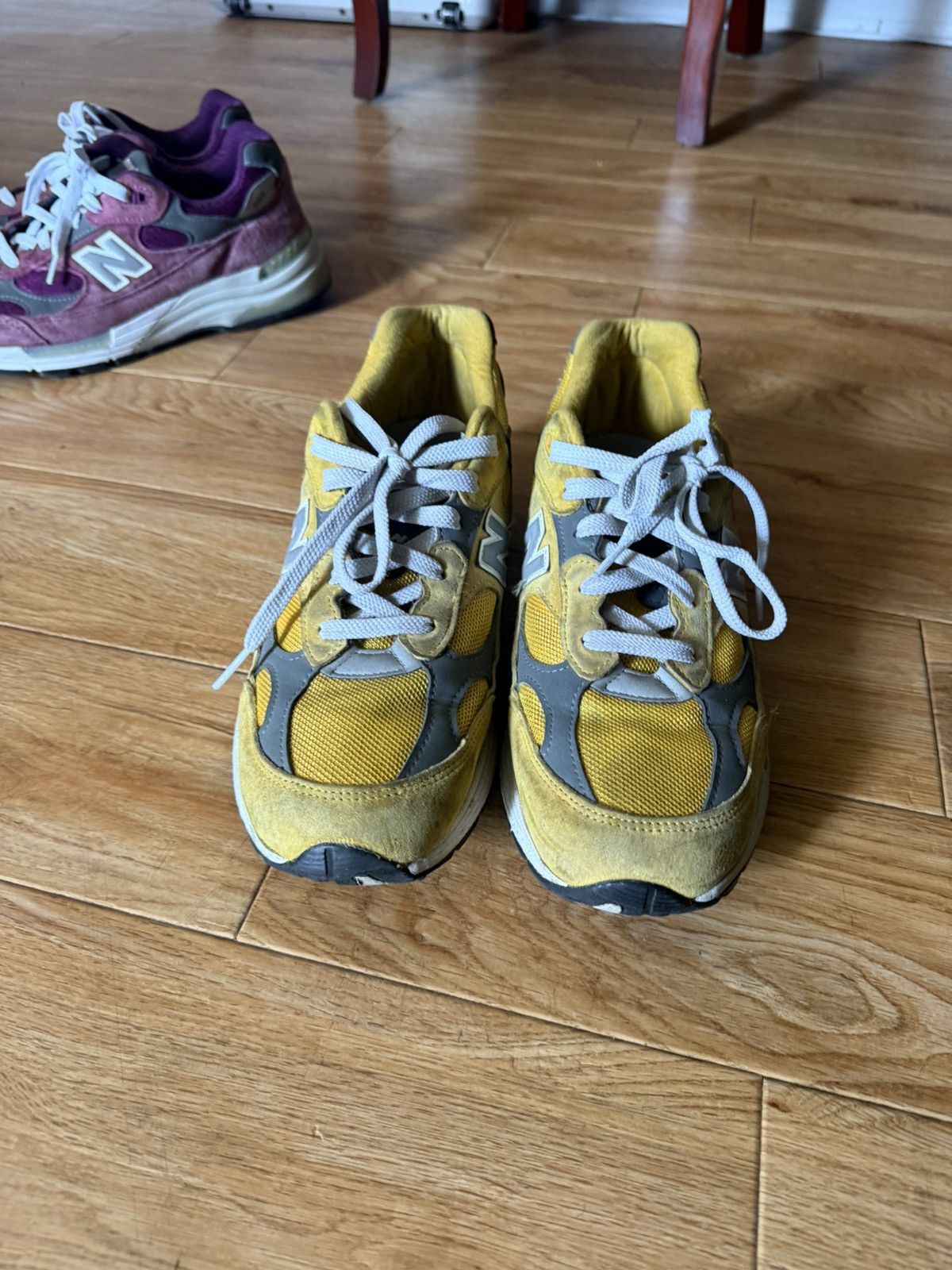 New Balance New Balance 992 - Yellow - Size 9.5 Size US 9.5 / EU 42-43 - 4 Thumbnail
